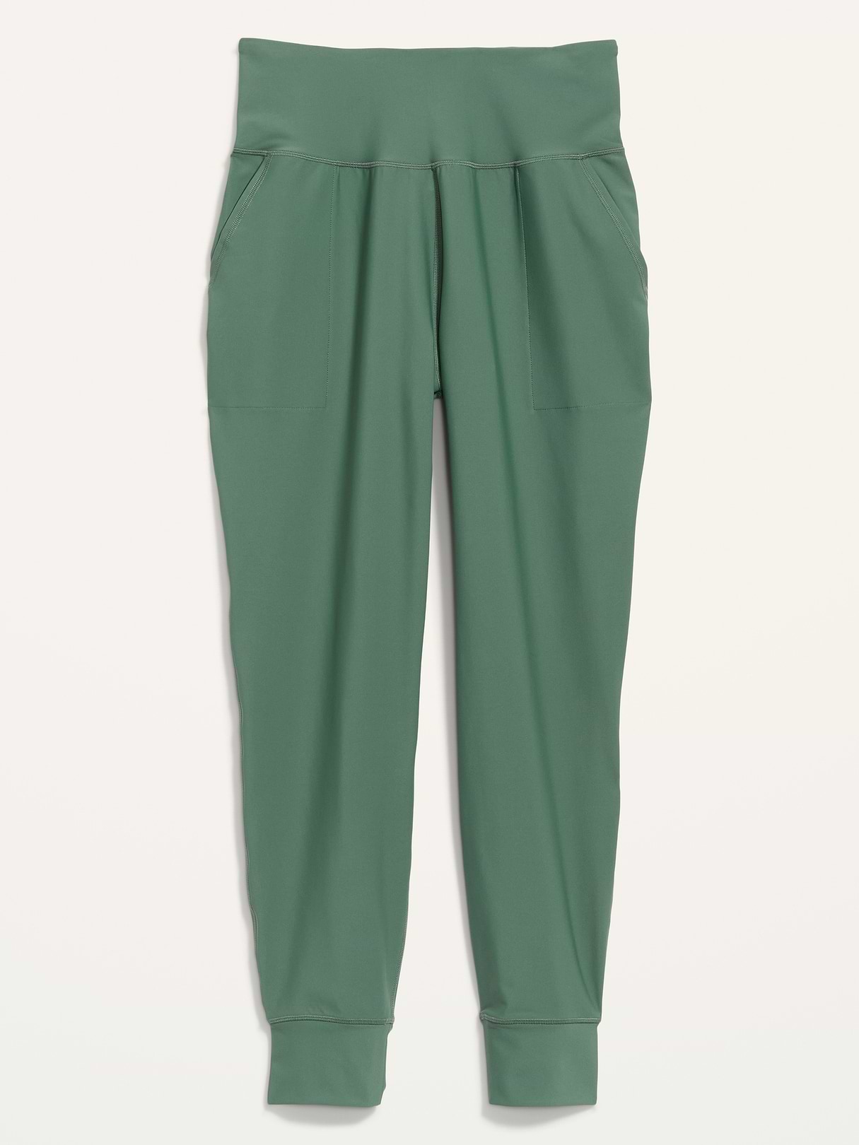 High-Waisted PowerSoft 7/8 Joggers - Forest Shade