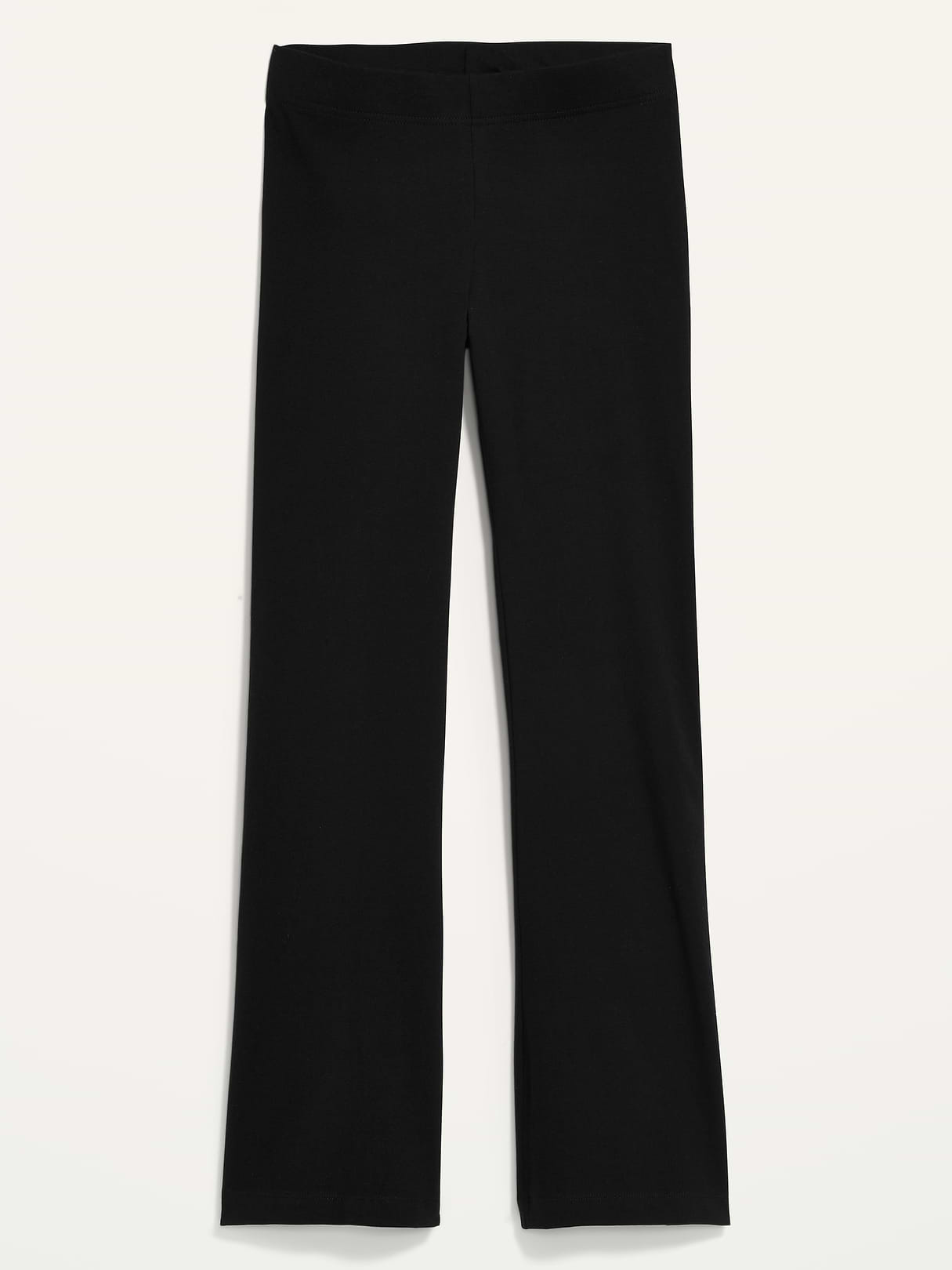 High-Waisted Flare Leggings - Black Jack