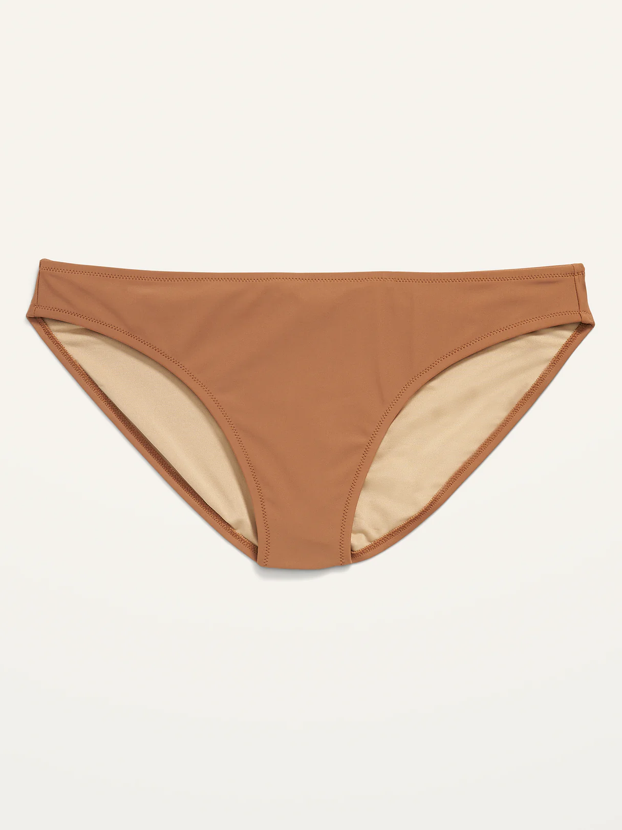 Mid-Rise Bikini Swim Bottoms - Warm Coffee