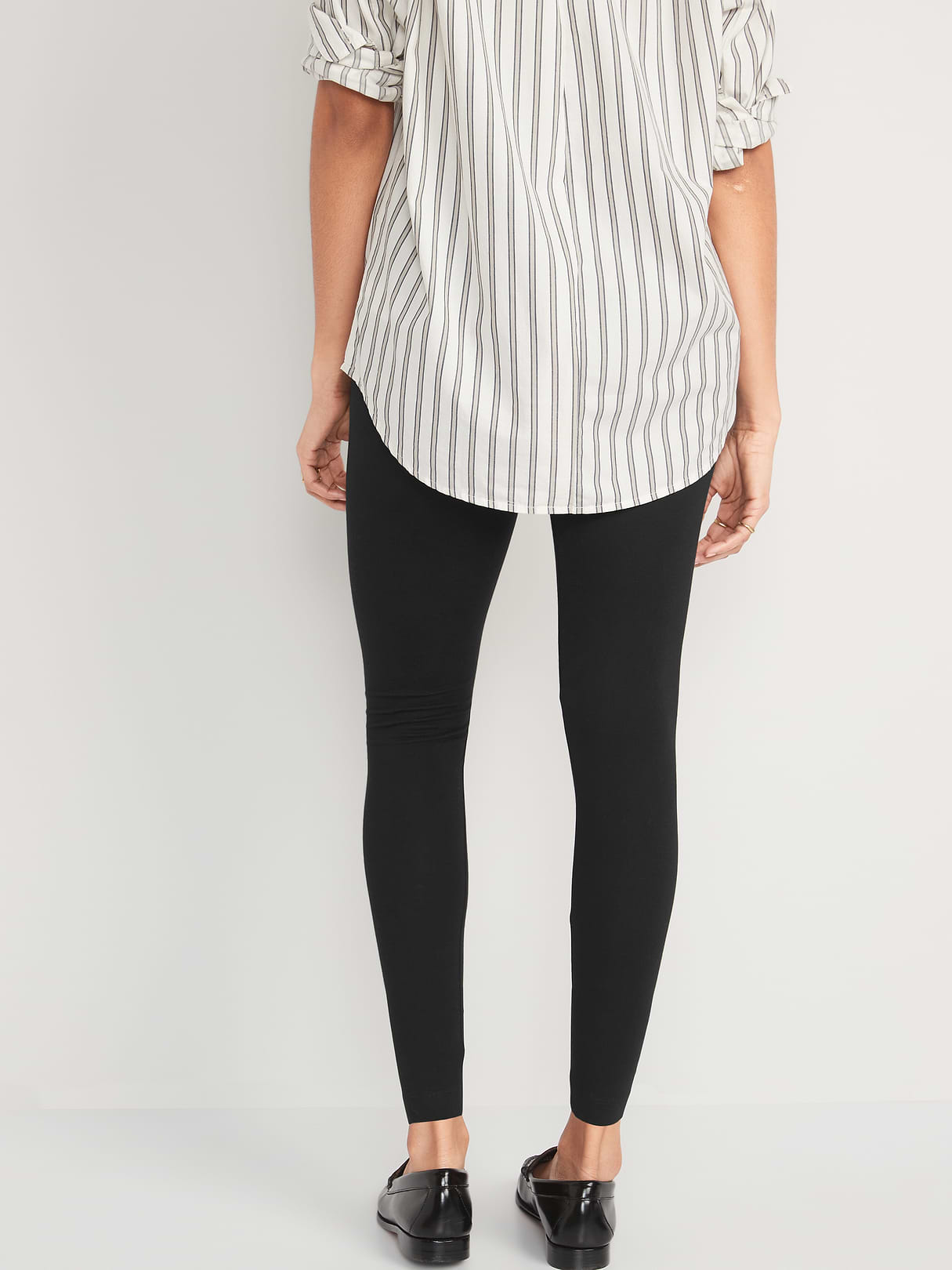 High-Waisted Fashion Layering Leggings 3-Pack - Navy Blue Combo