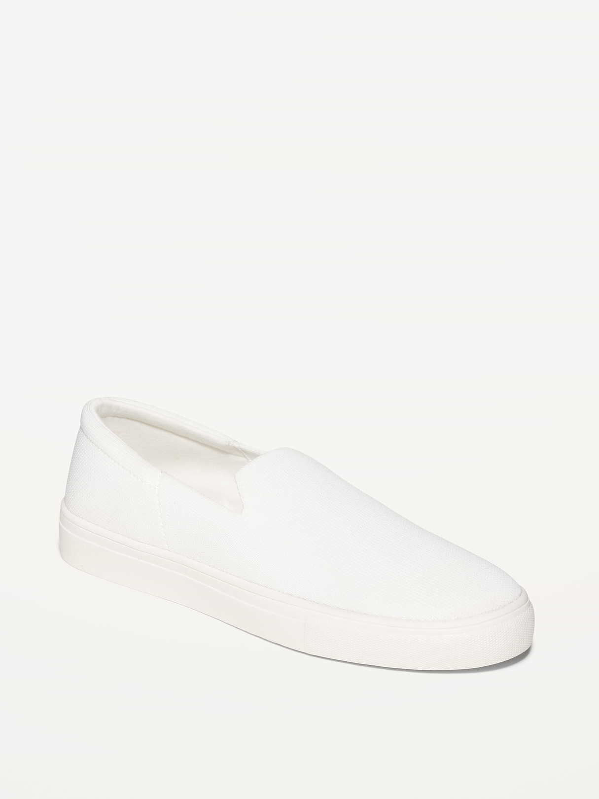 Soft-Knit Slip-On Sneakers - Bright White