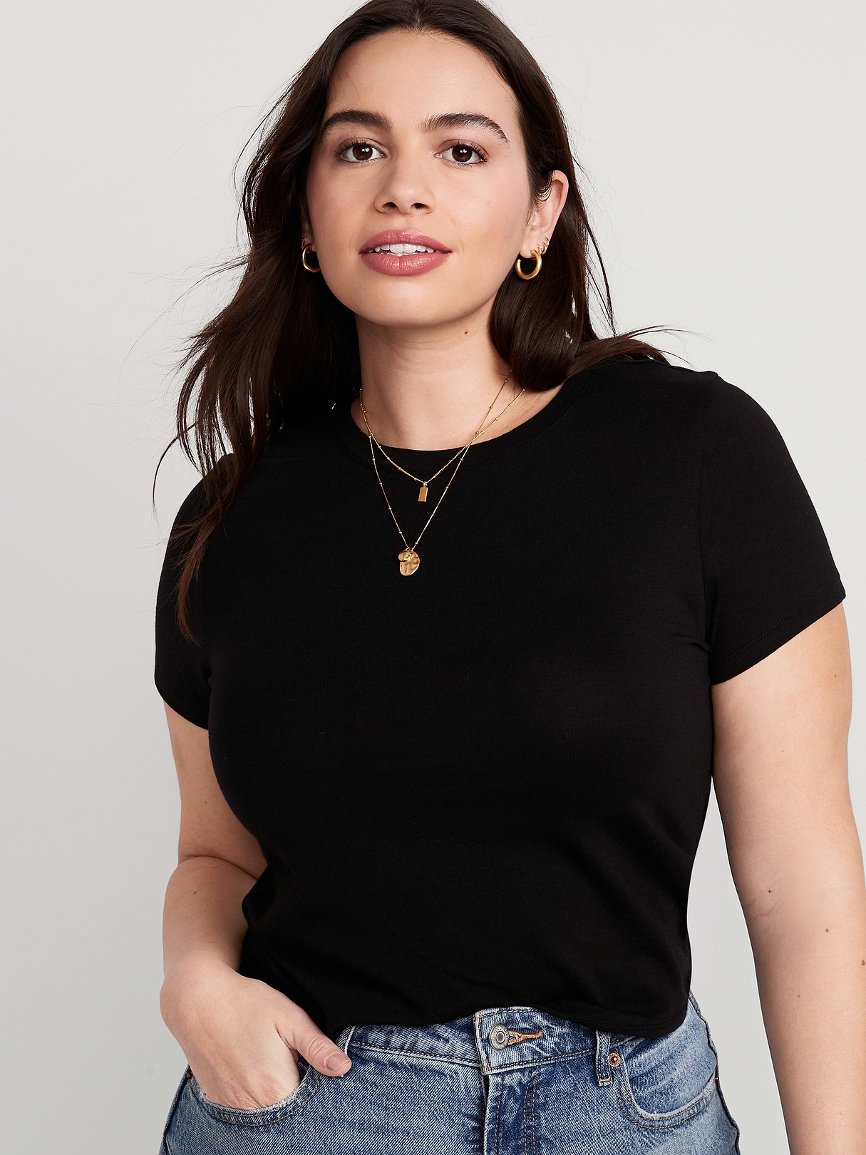 Bestee Crop T-Shirt - Black Jack