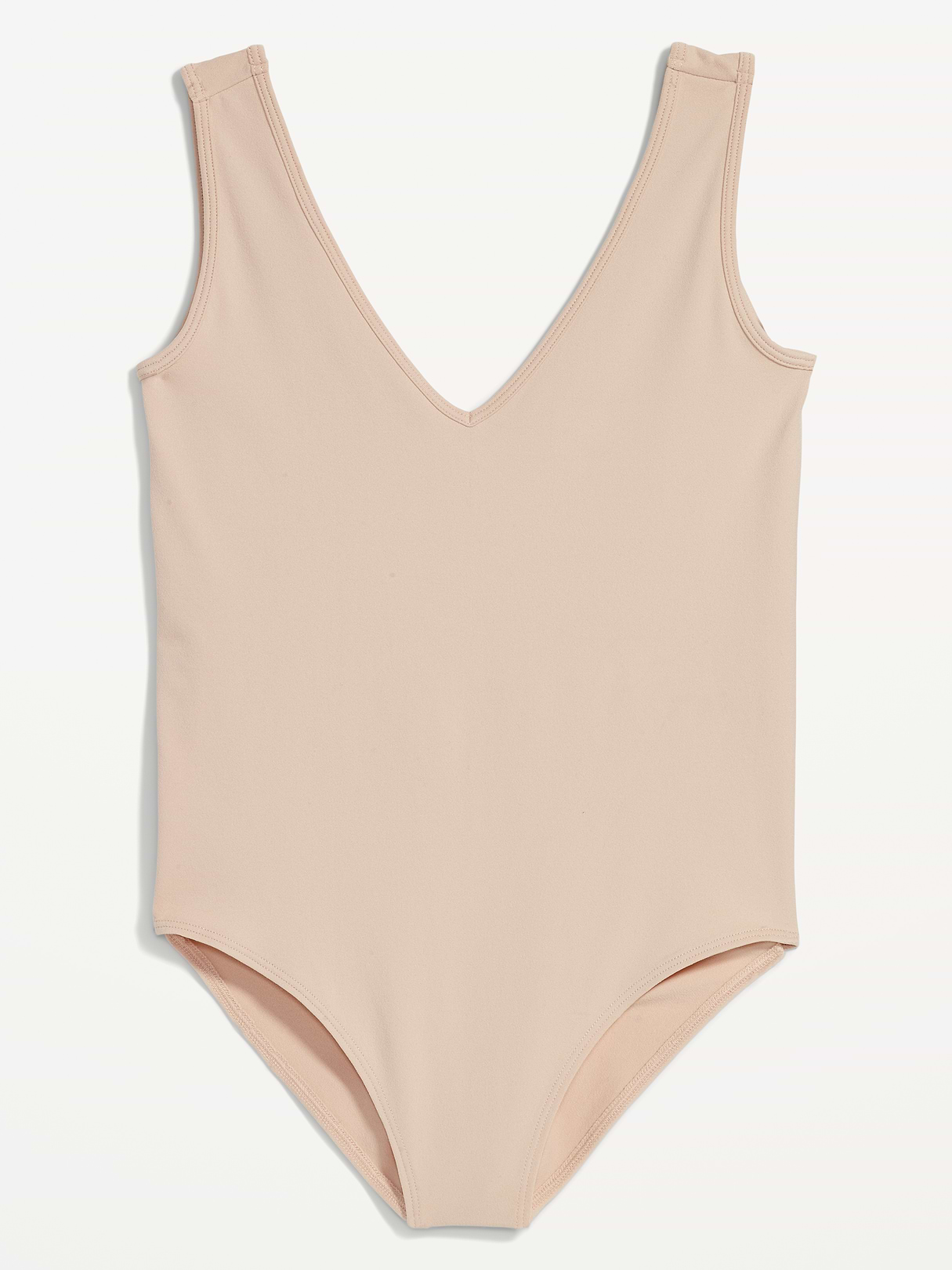 Seamless Base-Layer Tank Top Bodysuit - Frappe