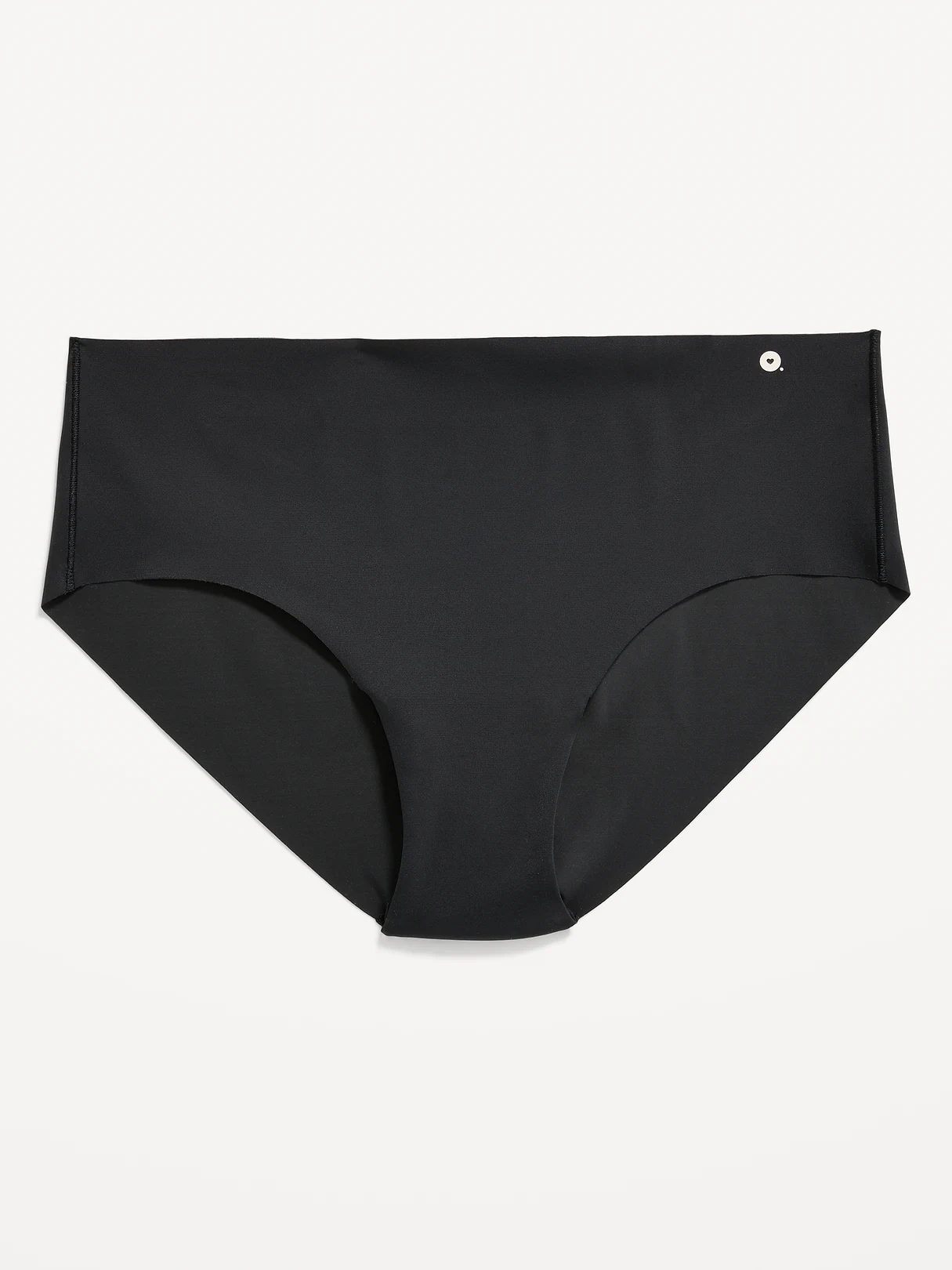 Low-Rise No-Show Hipster Underwear - Black Jack