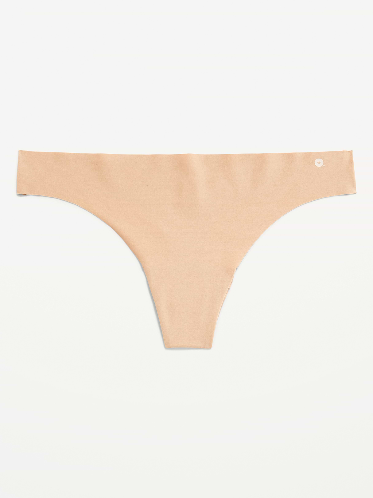 Low-Rise No-Show Thong - Velvet Sand