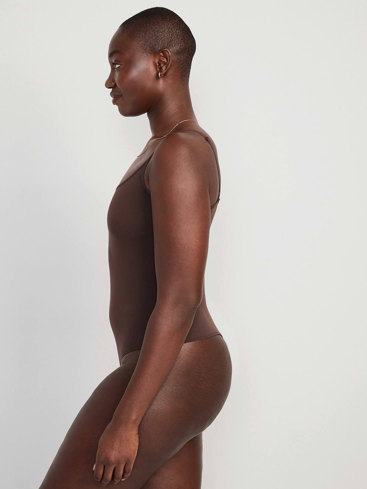 Seamless Cami Bodysuit - French Roast