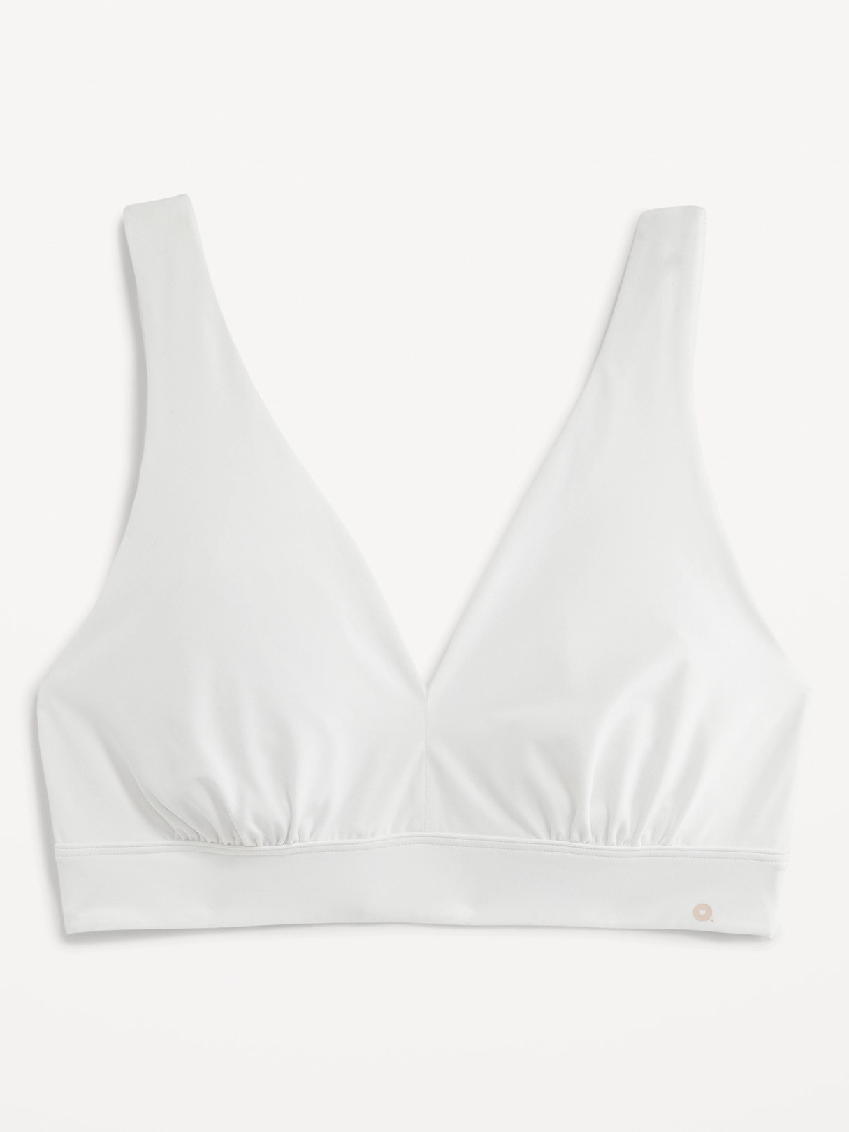 No-Show Bralette - White Lilies