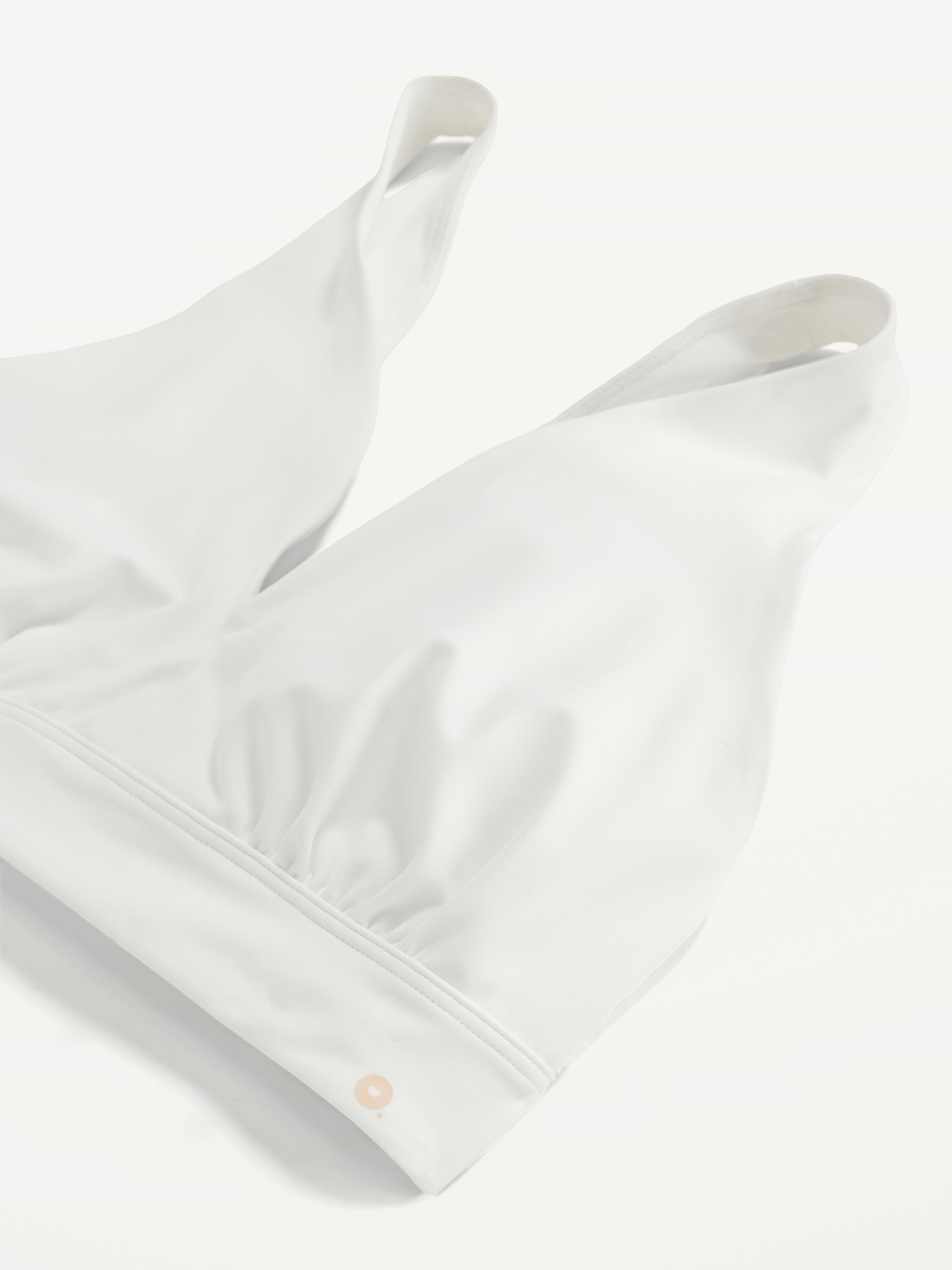 No-Show Bralette - White Lilies