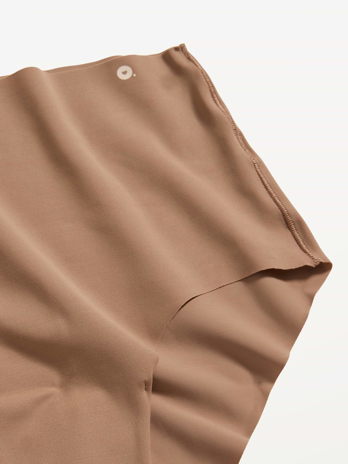 High-Waisted No-Show Brief Underwear - Cocoa Fawn