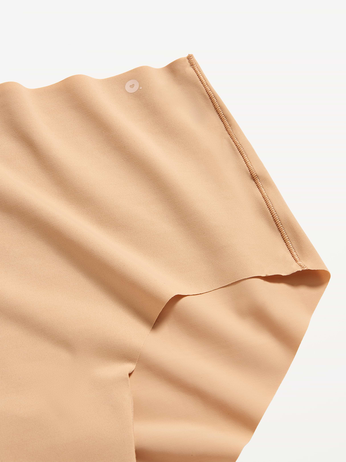 High-Waisted No-Show Brief Underwear - Velvet Sand