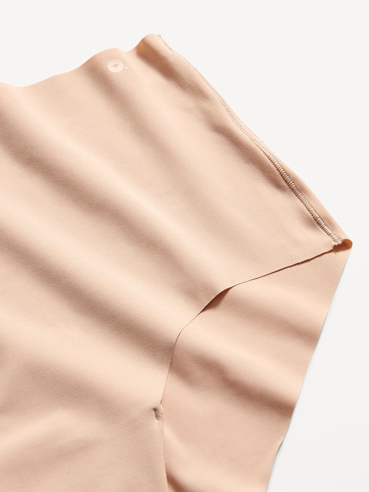 High-Waisted No-Show Brief Underwear - Frappe