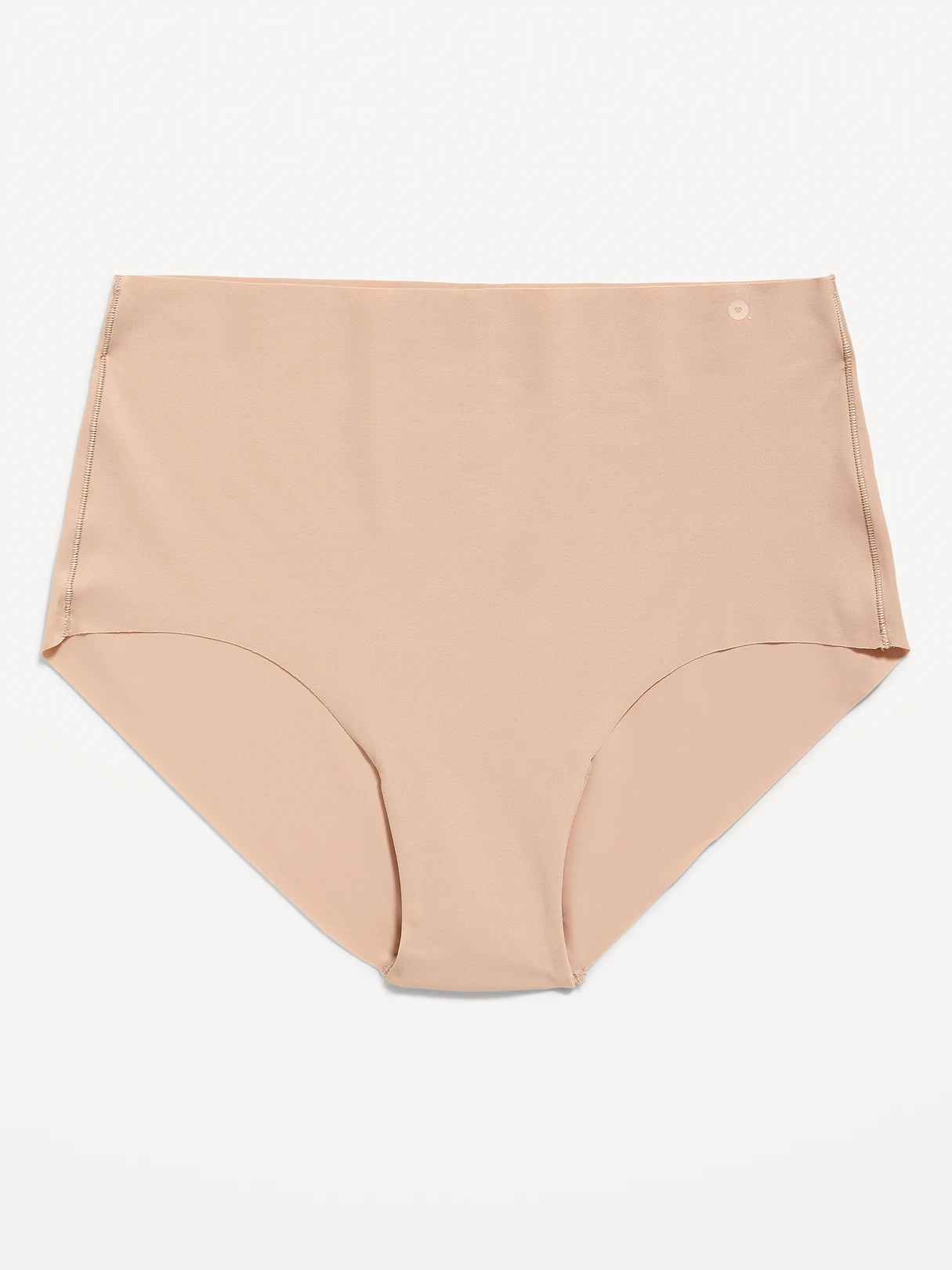 High-Waisted No-Show Brief Underwear - Frappe