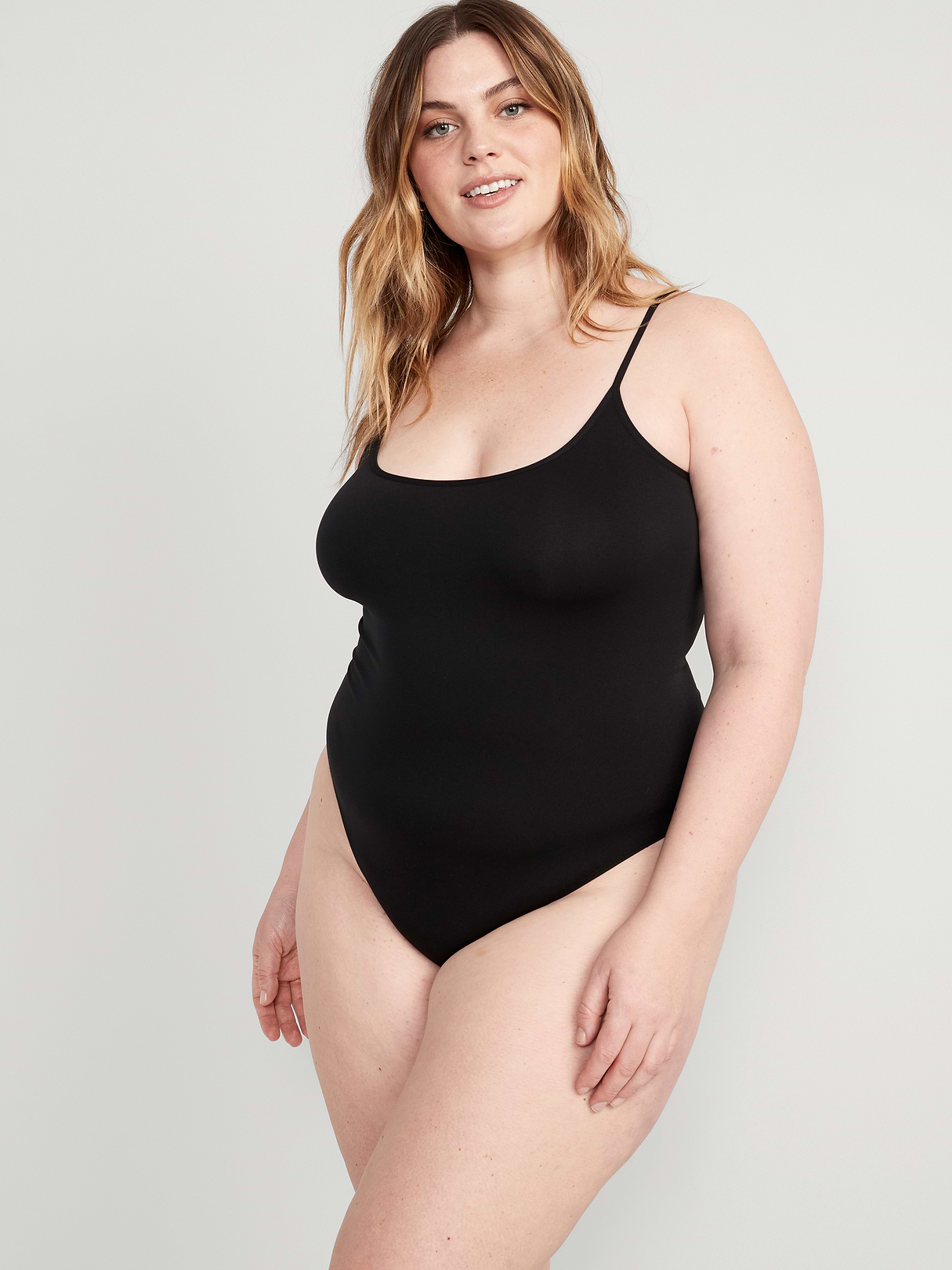 Seamless Cami Bodysuit - Black Jack