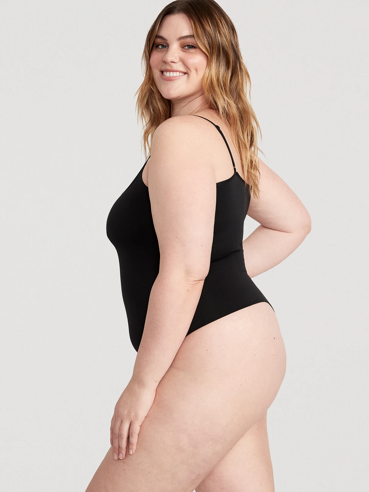 Seamless Cami Bodysuit - Black Jack