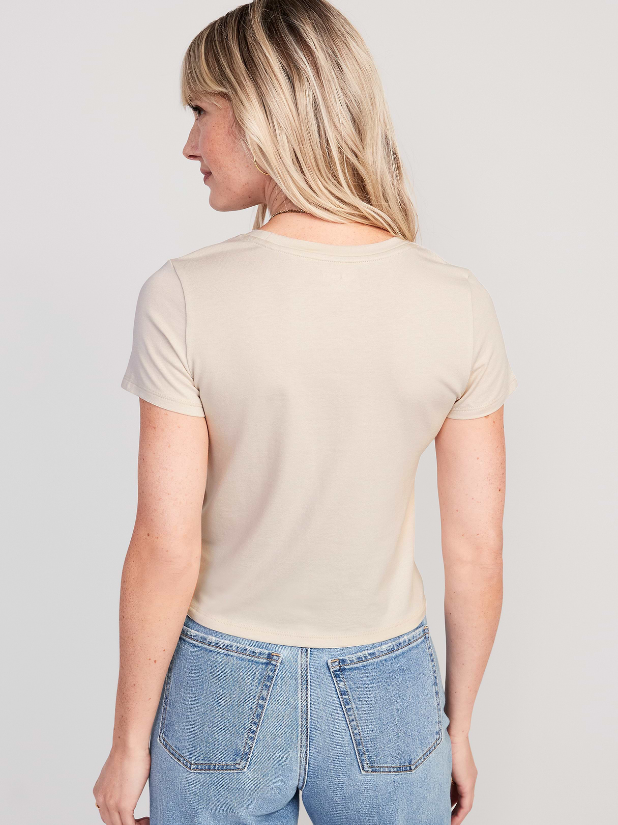 Bestee Crop T-Shirt - Wish Bone