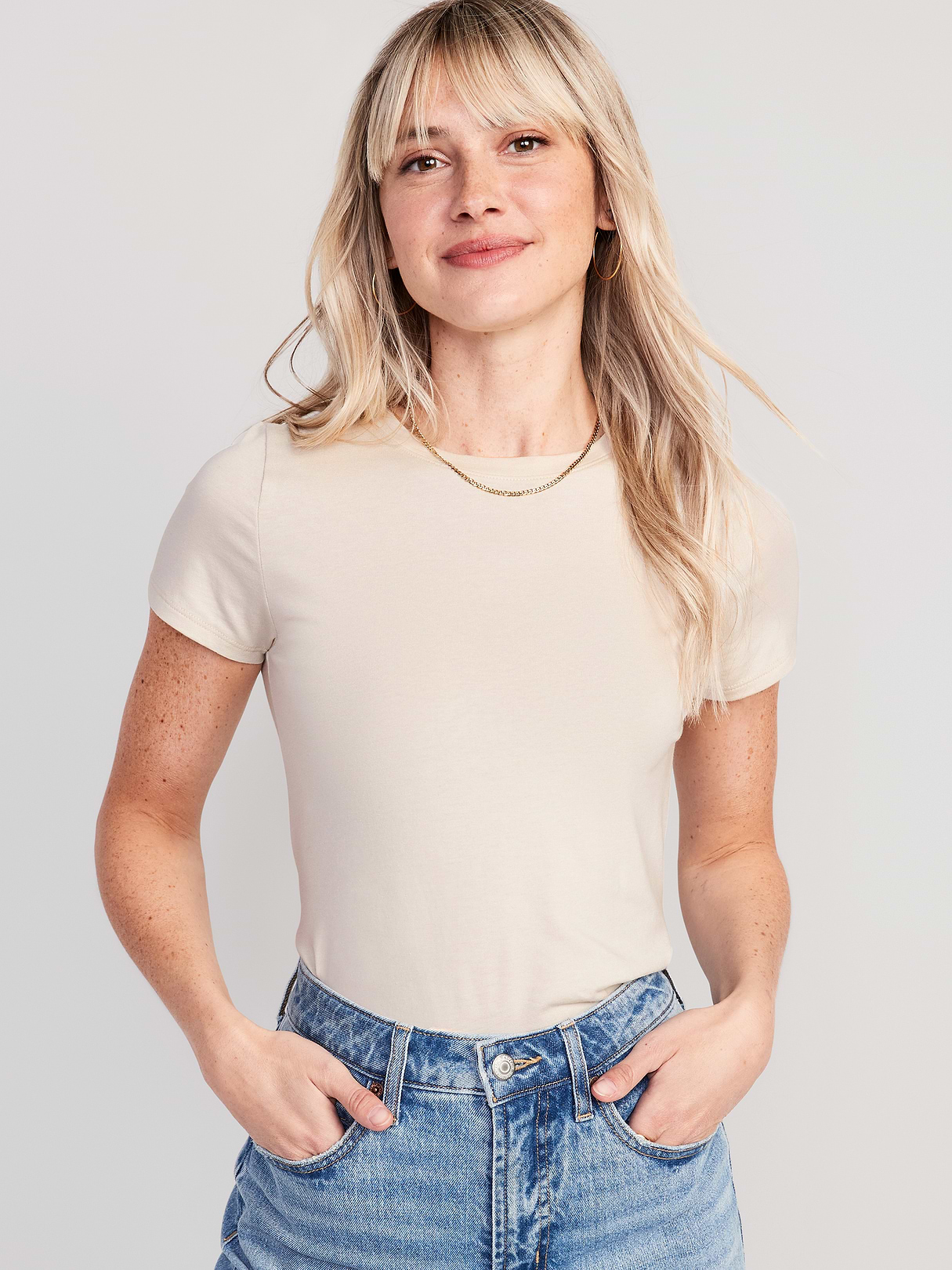 Bestee Crop T-Shirt - Wish Bone