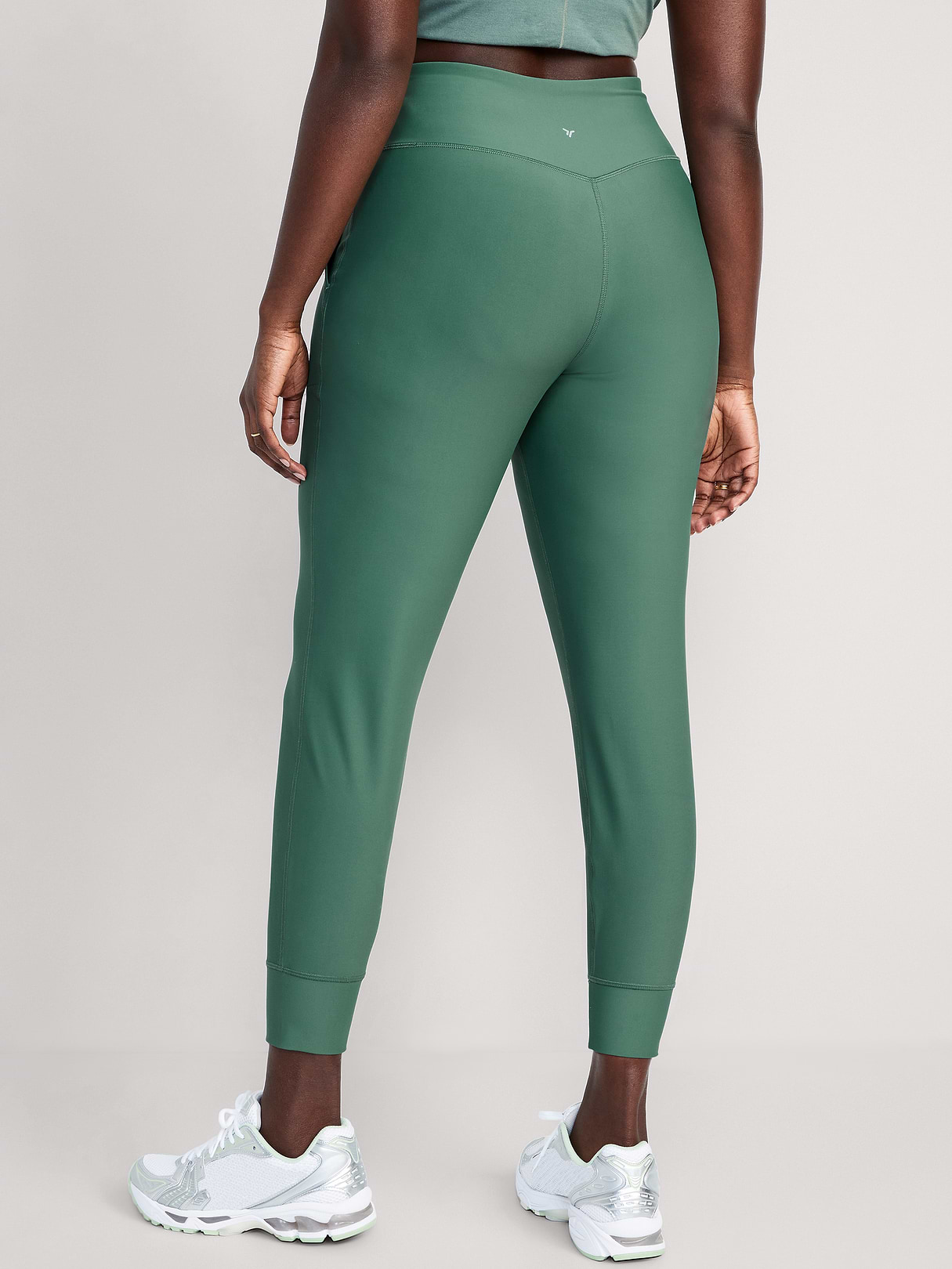 High-Waisted PowerSoft 7/8 Joggers - Forest Shade