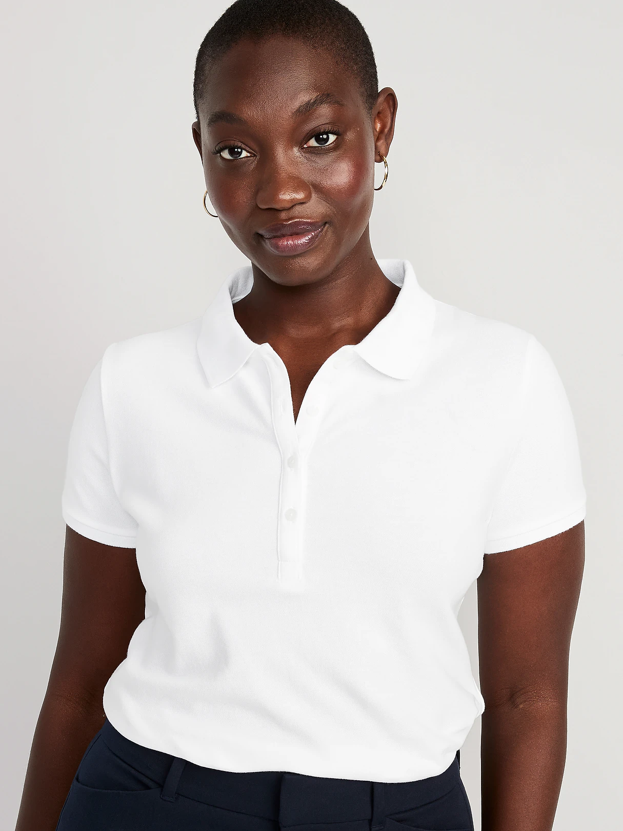 Uniform Pique Polo 2-Pack - White Lilies