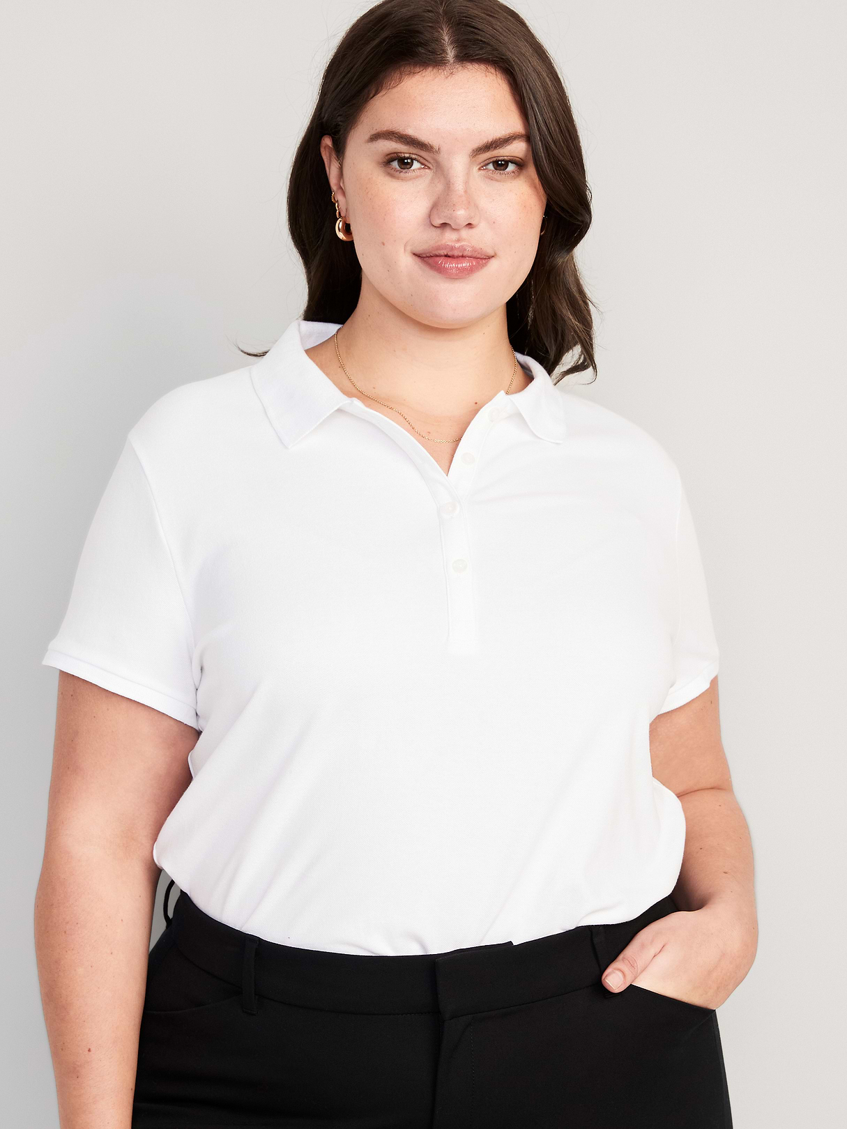 Uniform Pique Polo 2-Pack - White Lilies