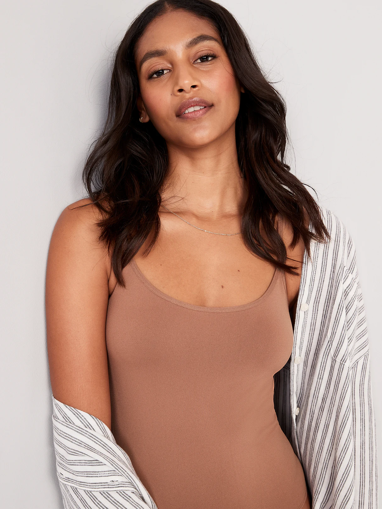 Seamless Cami Bodysuit - Cocoa Fawn