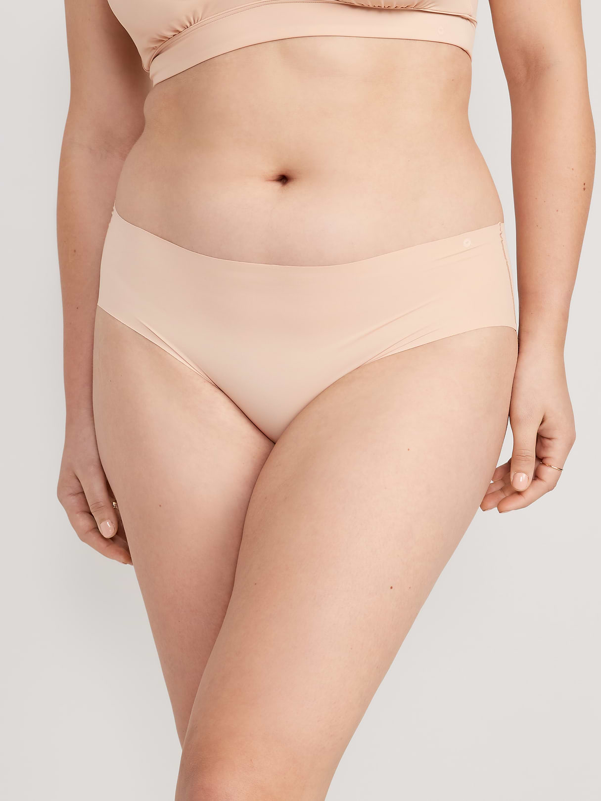 Low-Rise No-Show Hipster Underwear - Frappe