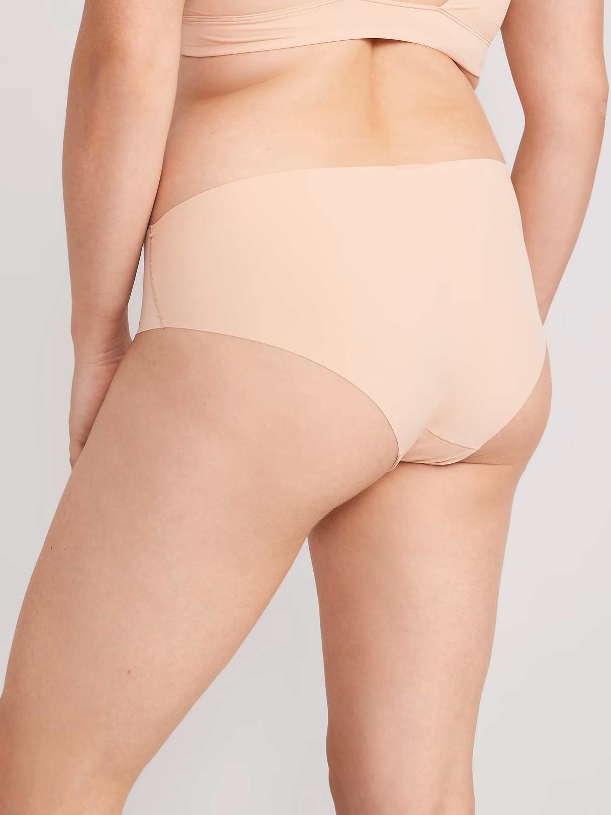 Low-Rise No-Show Hipster Underwear - Frappe