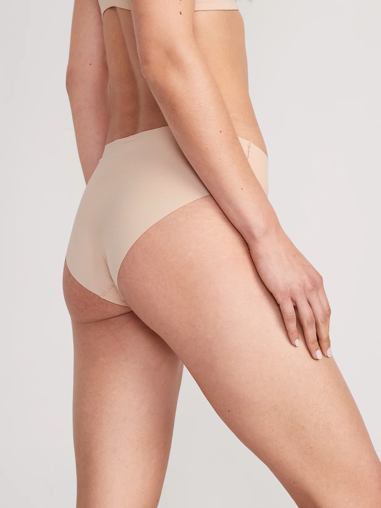 Low-Rise No-Show Hipster Underwear - Frappe