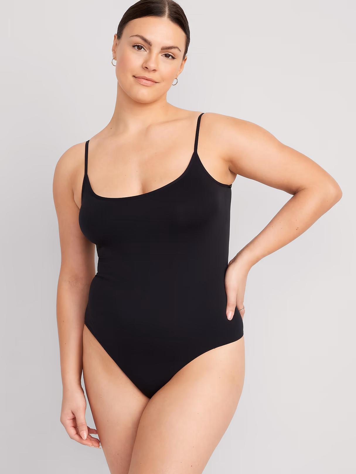 Seamless Cami Bodysuit - Black Jack