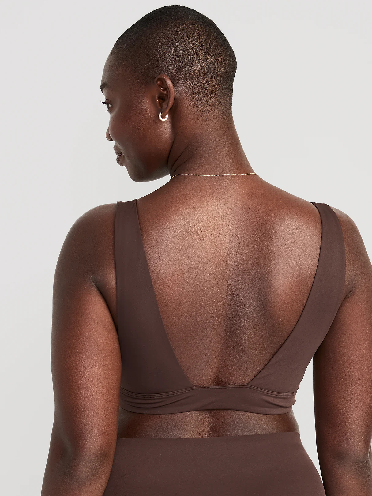 No-Show Bralette - French Roast
