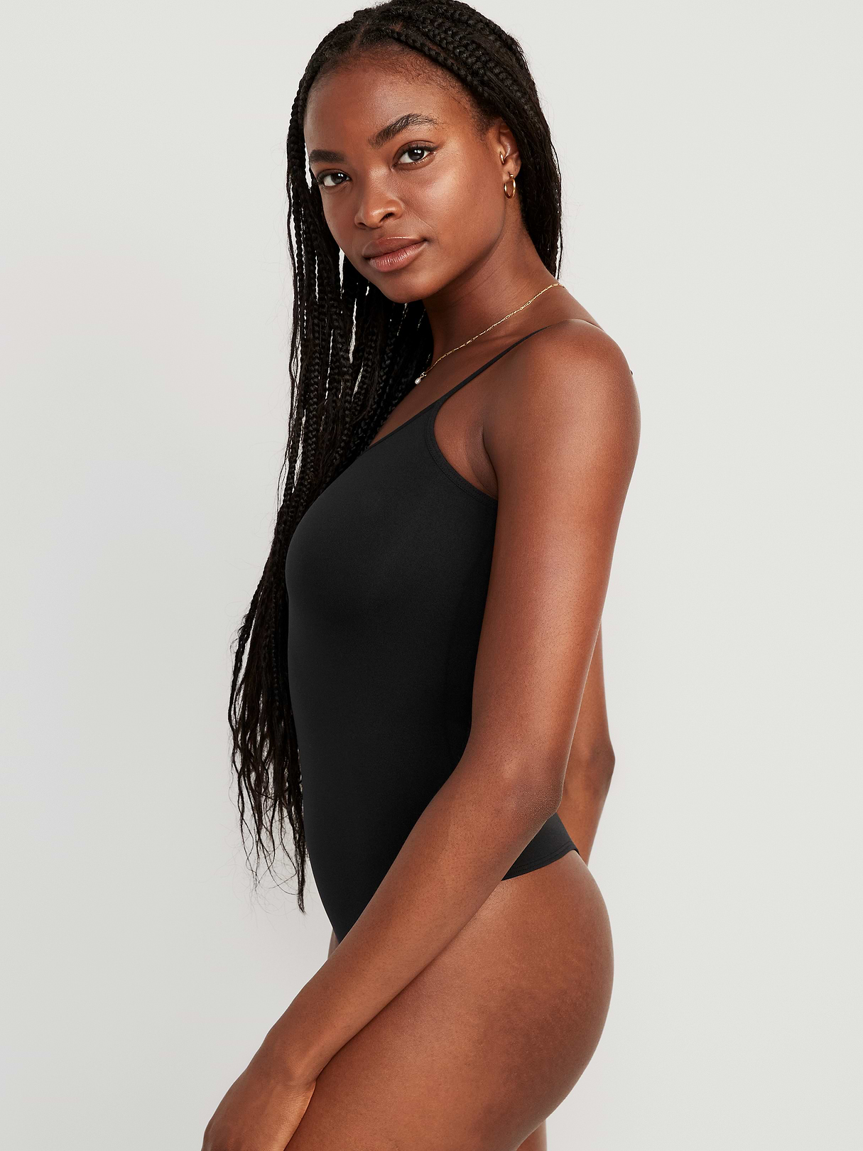 Seamless Cami Bodysuit - Black Jack