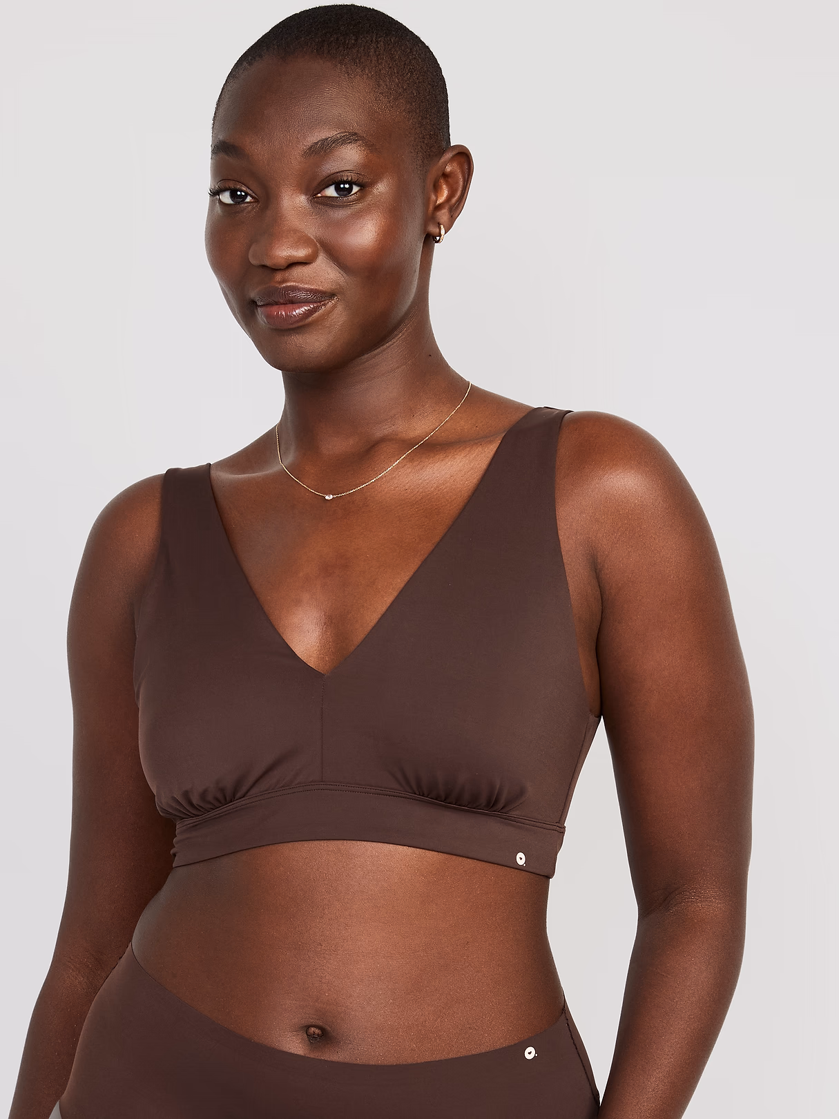 No-Show Bralette - French Roast
