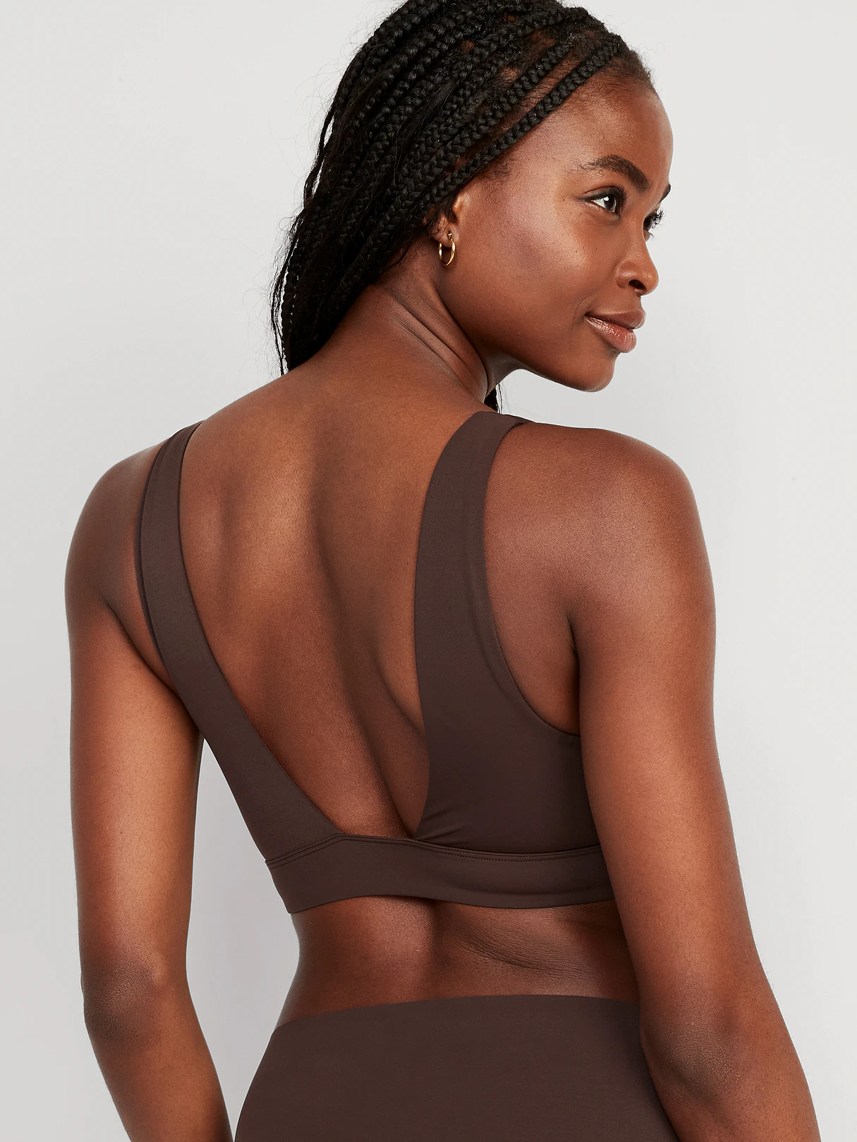 No-Show Bralette - French Roast