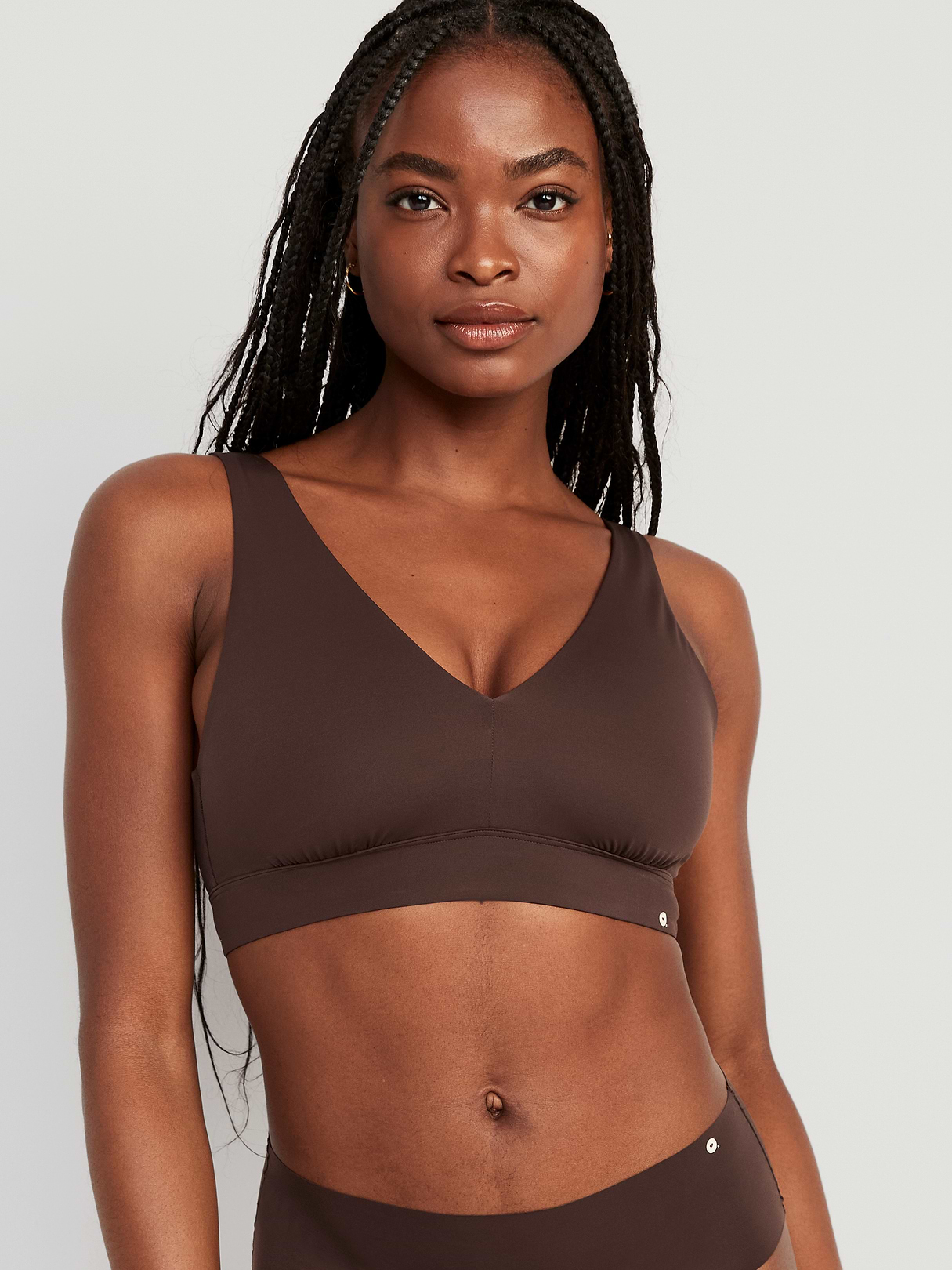 No-Show Bralette - French Roast