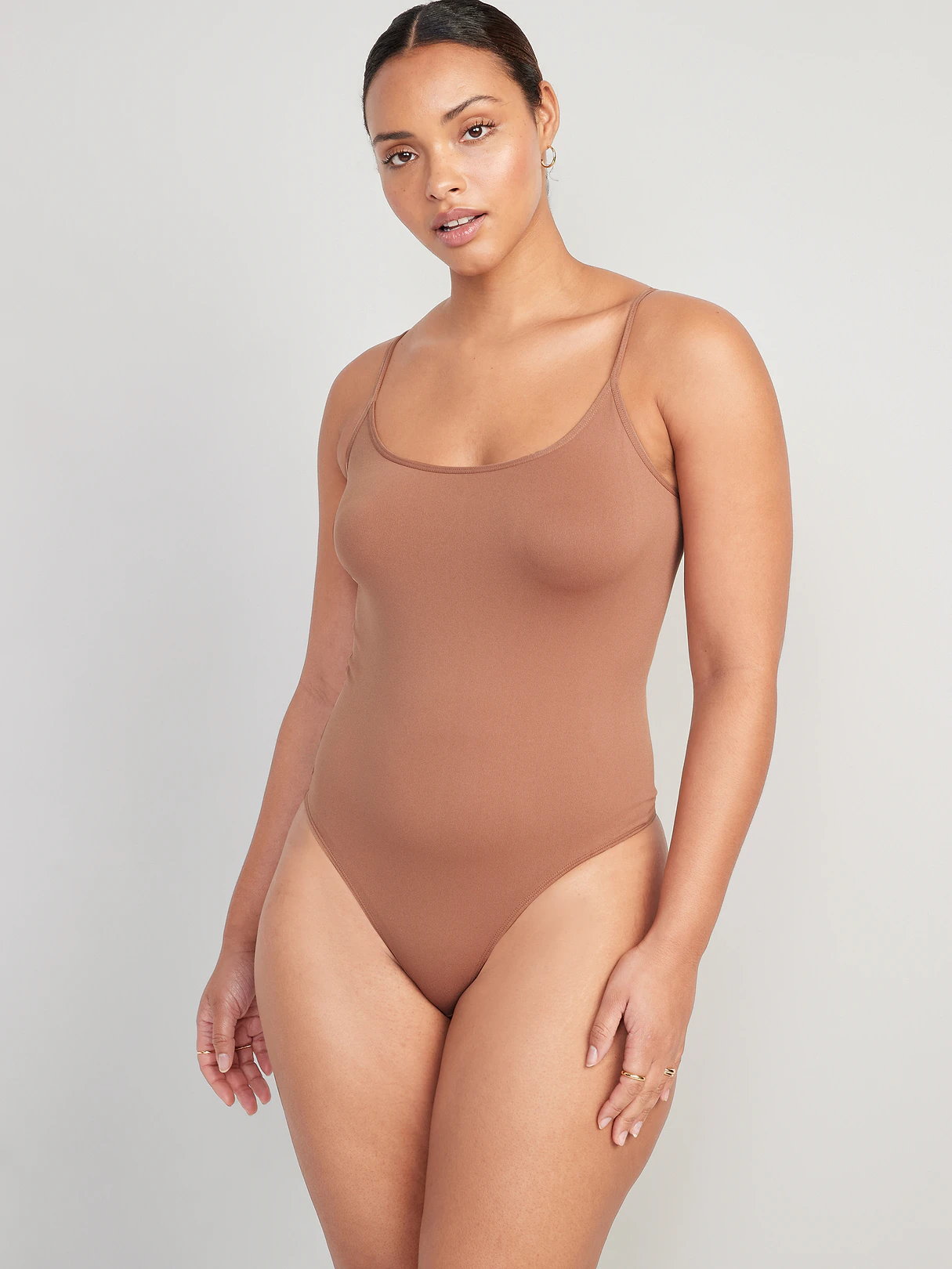 Seamless Cami Bodysuit - Cocoa Fawn