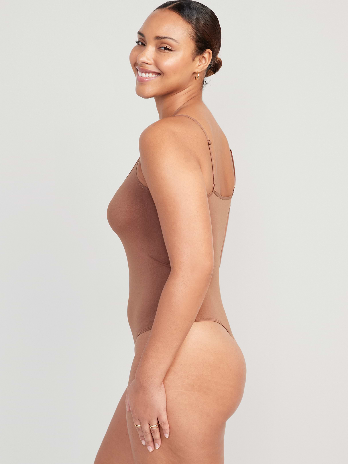 Seamless Cami Bodysuit - Cocoa Fawn