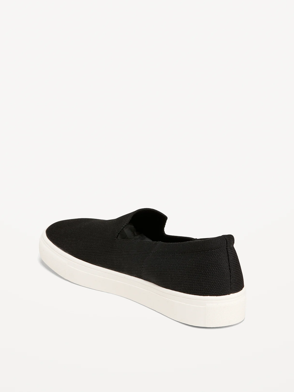 Soft-Knit Slip-On Sneakers - Black Jack