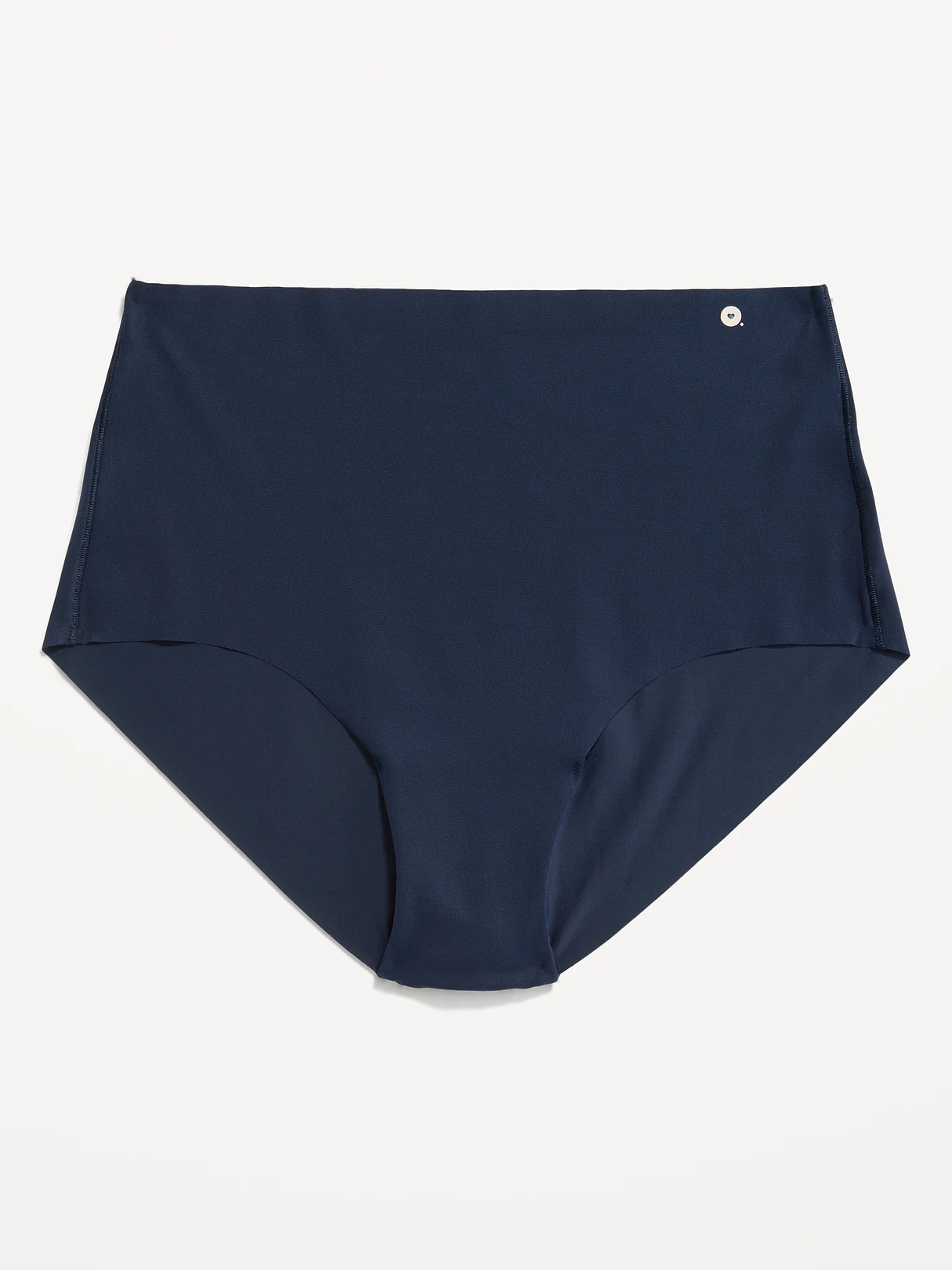 High-Waisted No-Show Brief Underwear - In the Navy