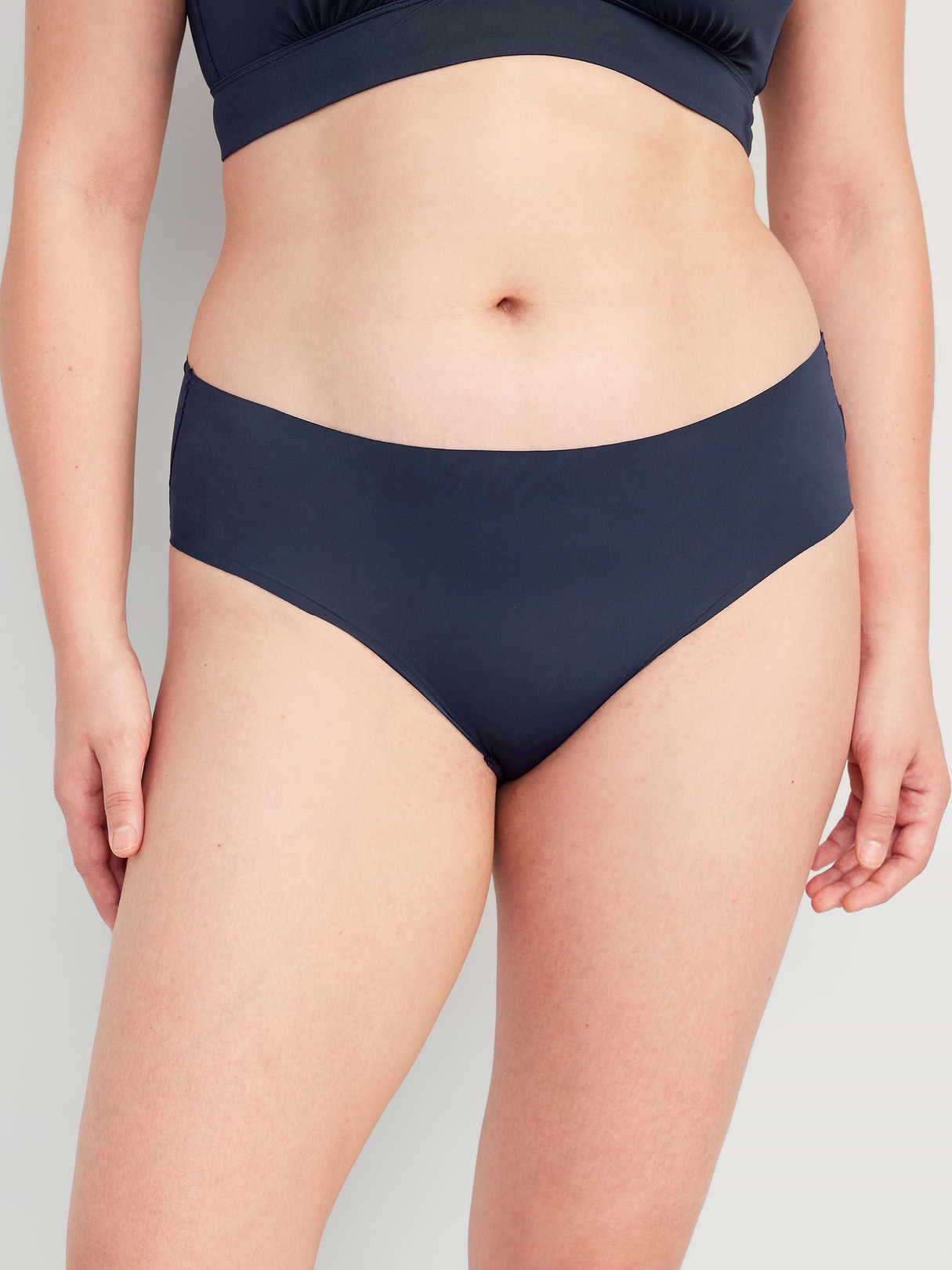 Low-Rise No-Show Hipster Underwear - In the Navy