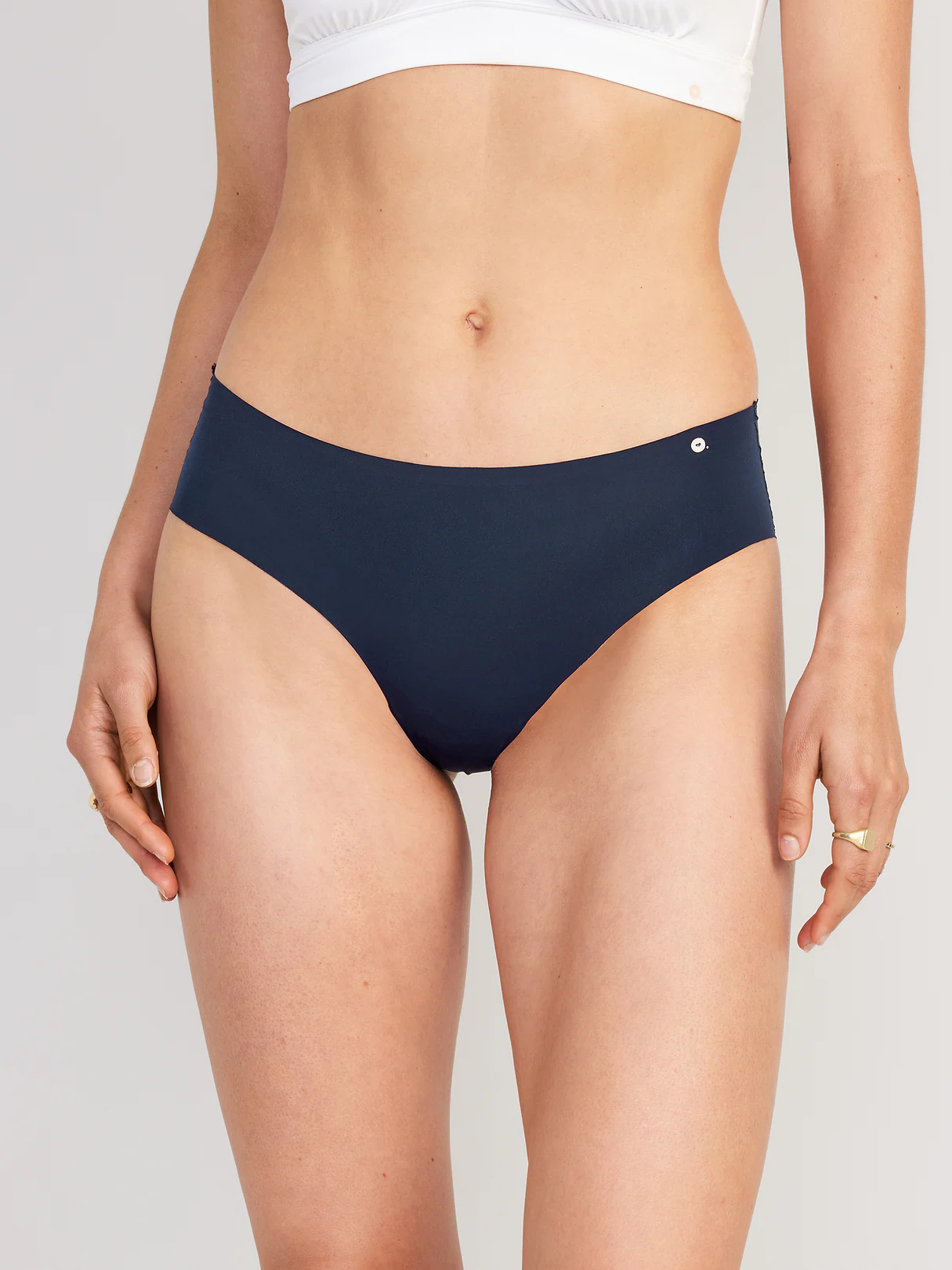 Low-Rise No-Show Hipster Underwear - In the Navy