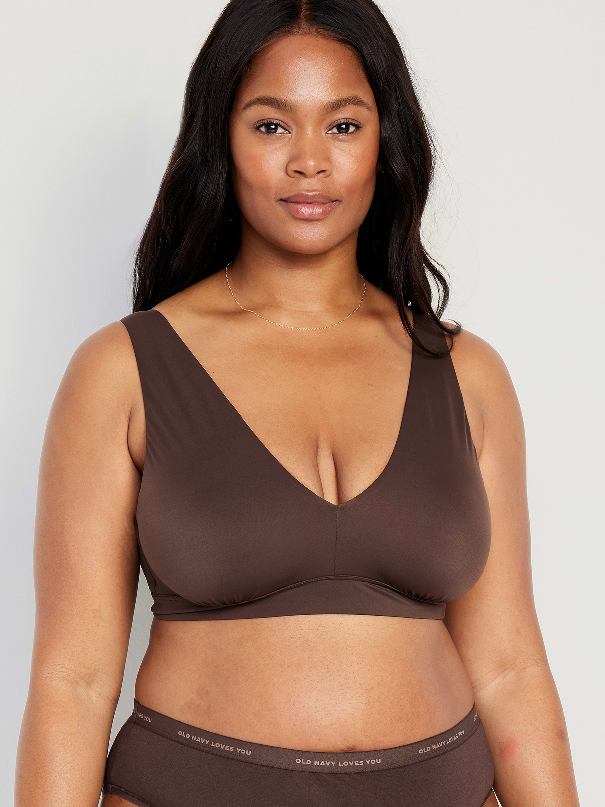No-Show Bralette - French Roast