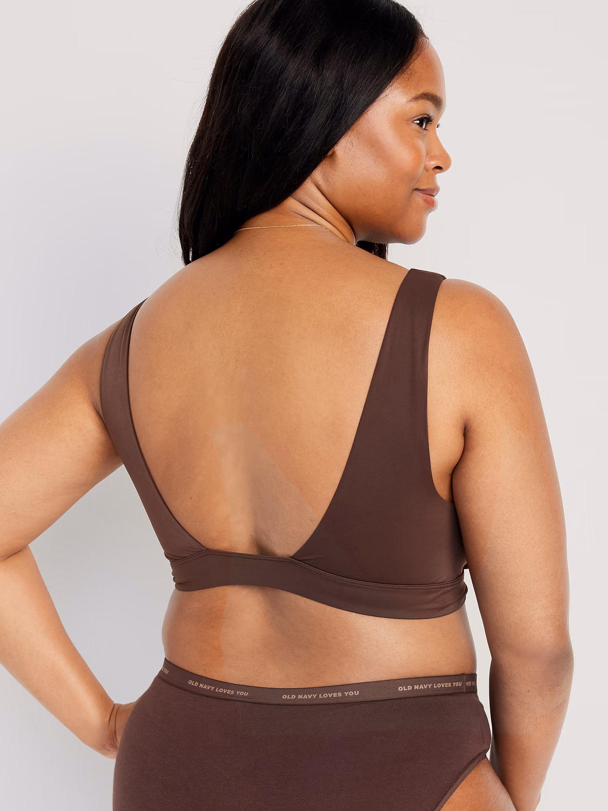 No-Show Bralette - French Roast