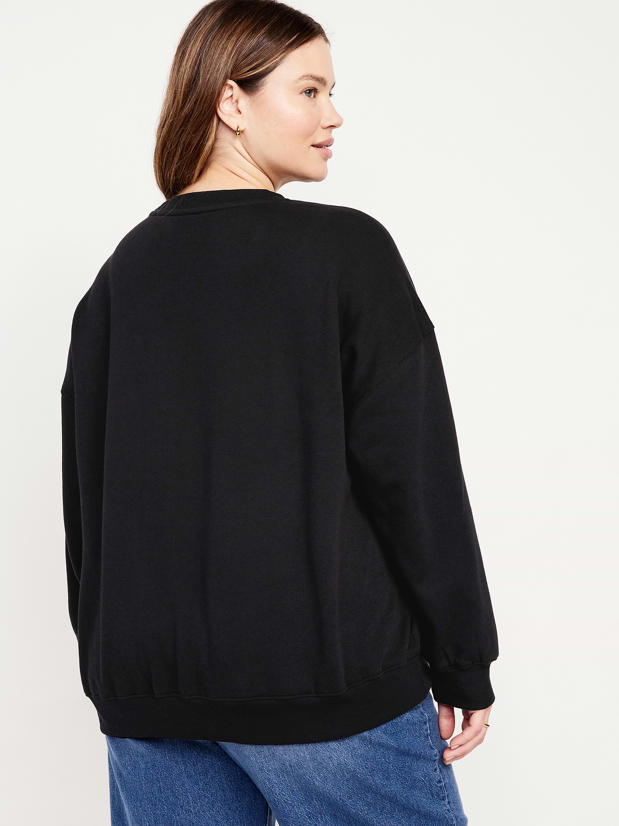 SoComfy Oversized Graphic Sweatshirt - Black Jack