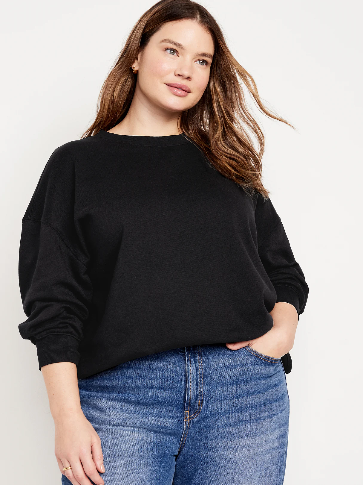SoComfy Oversized Graphic Sweatshirt - Black Jack