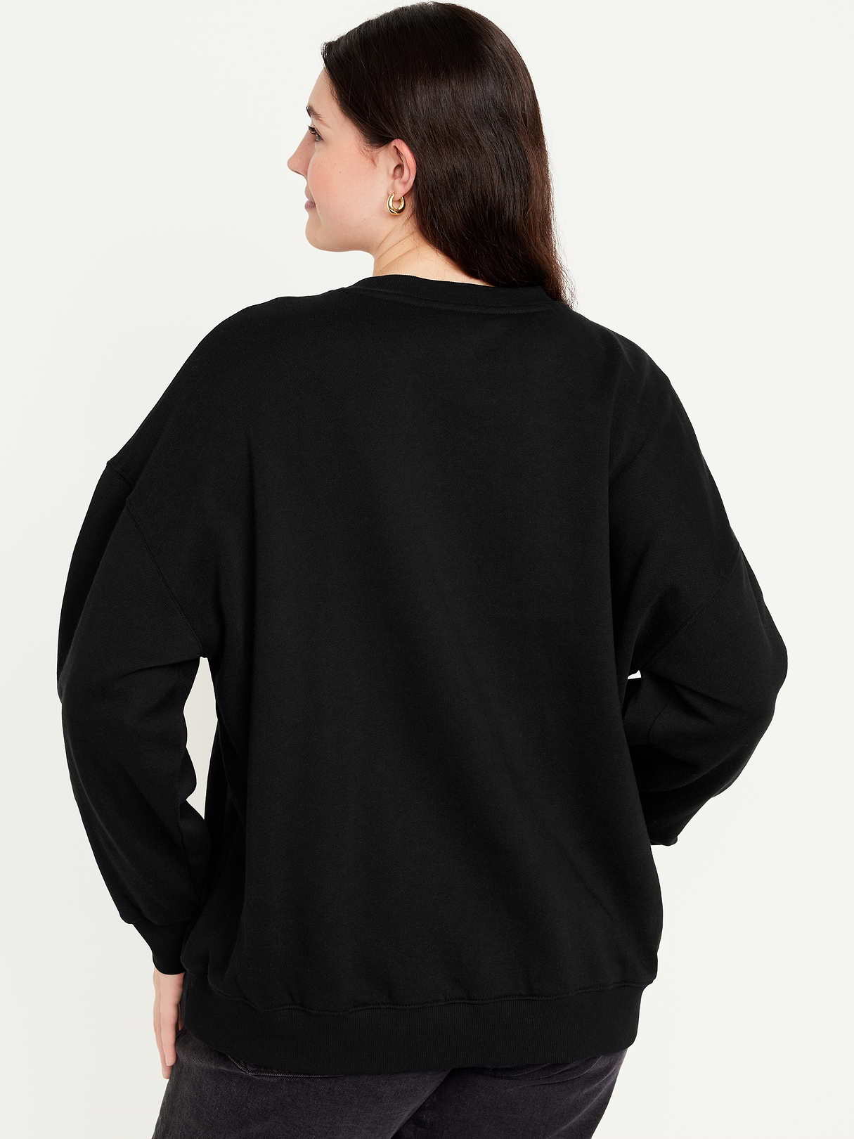 SoComfy Oversized Graphic Sweatshirt - Black Jack