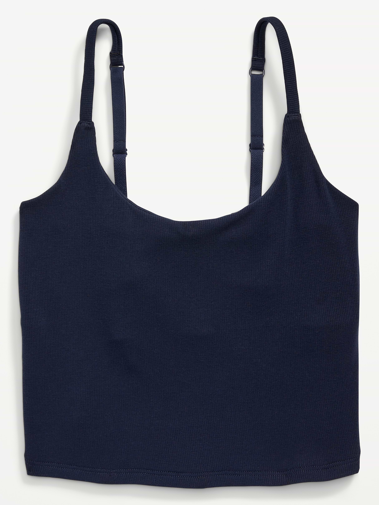 Seamless Ribbed Longline Bra - In the Navy