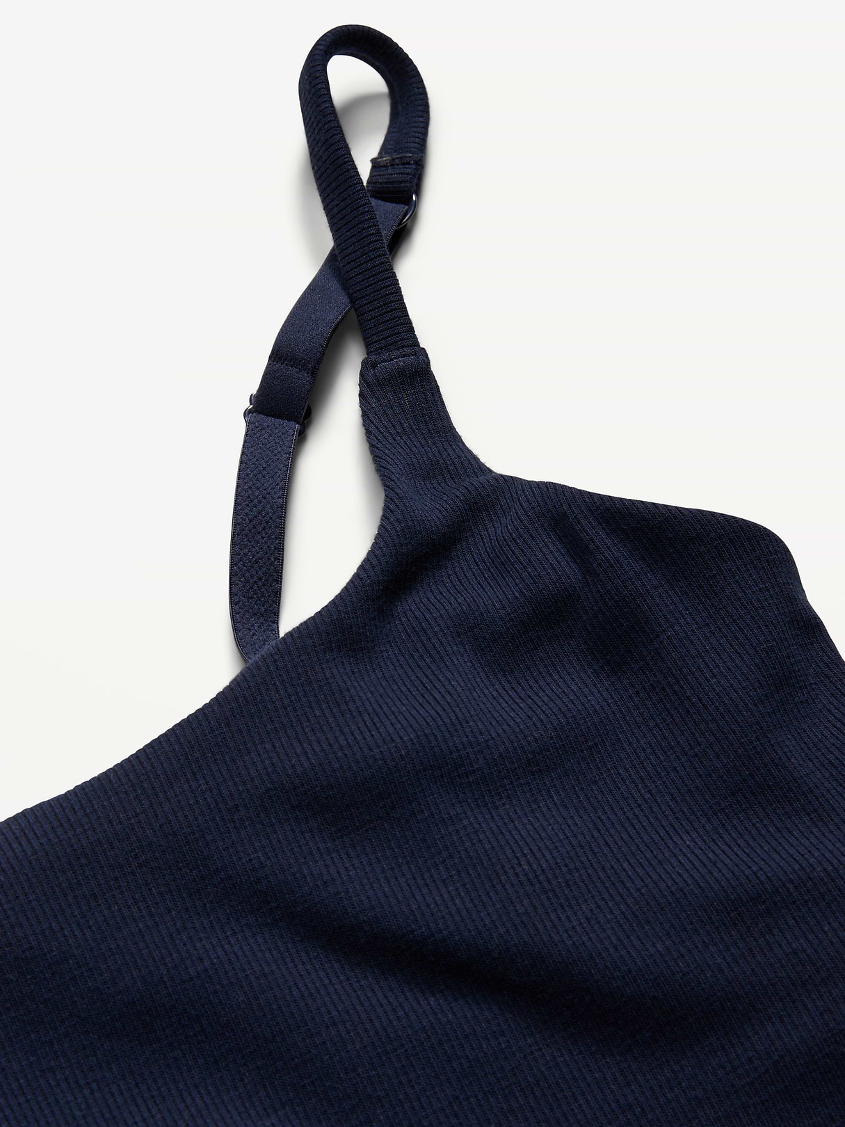 Seamless Ribbed Longline Bra - In the Navy