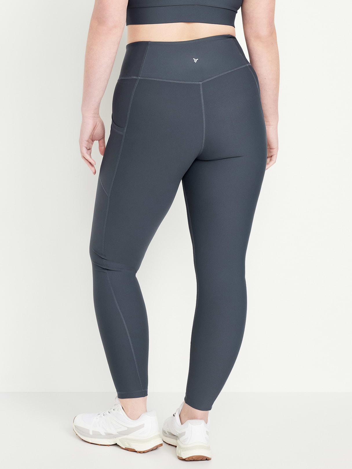 High-Waisted PowerSoft Full-Length Pocket Leggings - Dusk Navy (751138082)