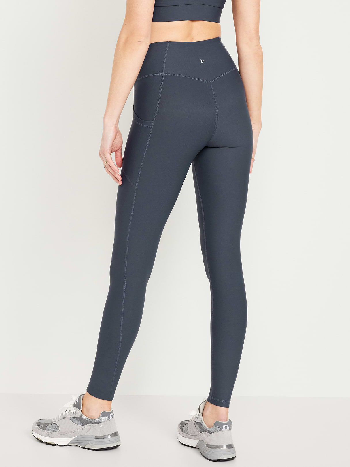 High-Waisted PowerSoft Full-Length Pocket Leggings - Dusk Navy (751138082)