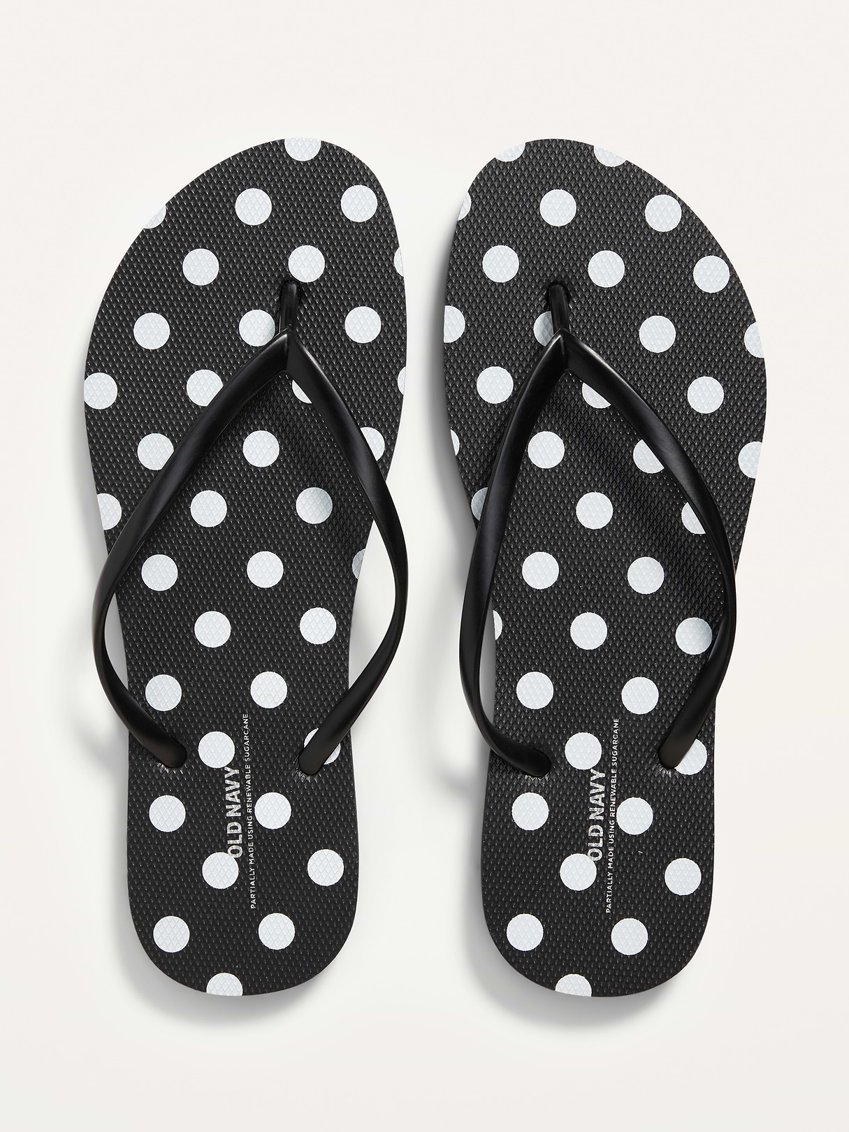 Flip-Flop Sandals (Partially Plant-Based) - Polka Dot