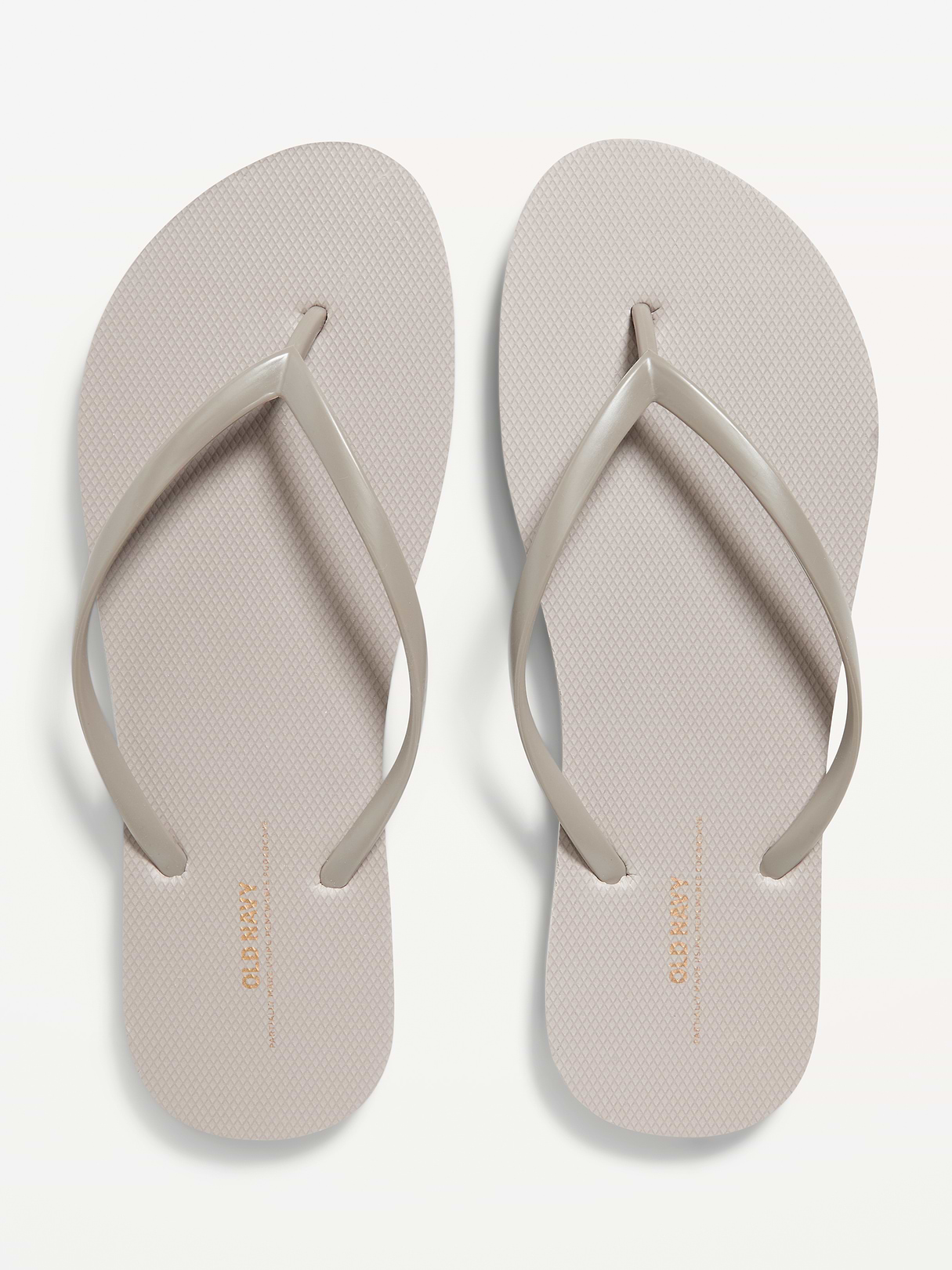 Flip-Flop Sandals (Partially Plant-Based) - Taupe